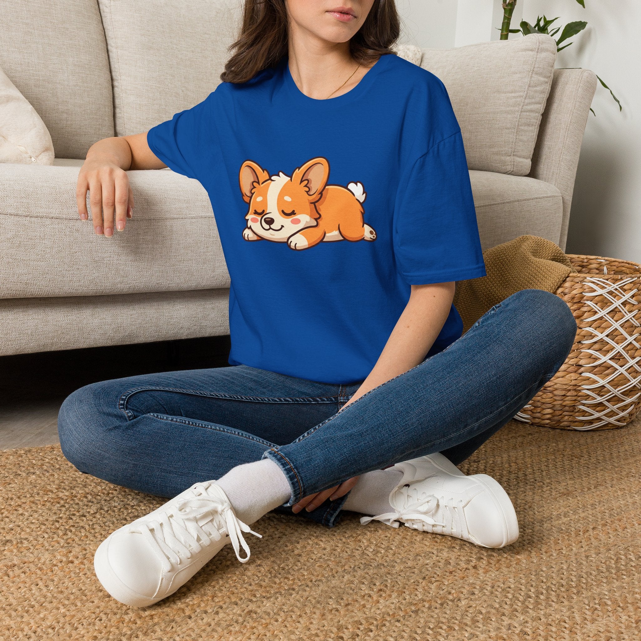 Corgi Nap T-Shirt — Cute Sleeping Pembroke Corgi Tee