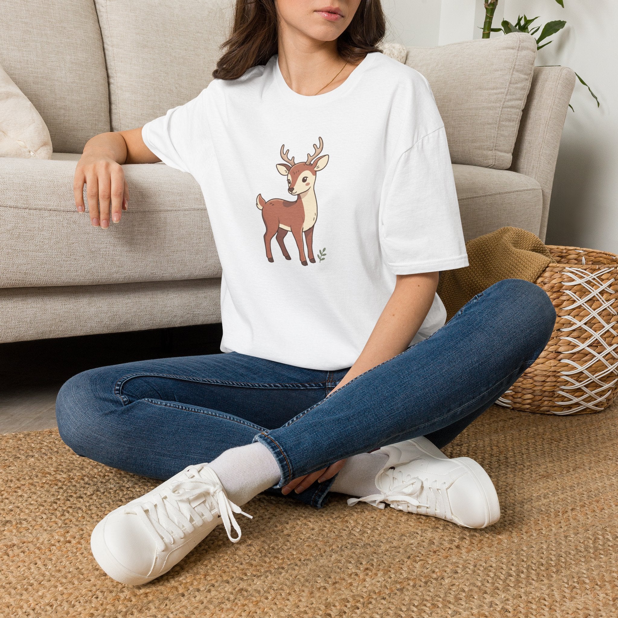 Cute Baby Deer T-Shirt — Adorable Fawn Graphic Tee for Nature Lovers