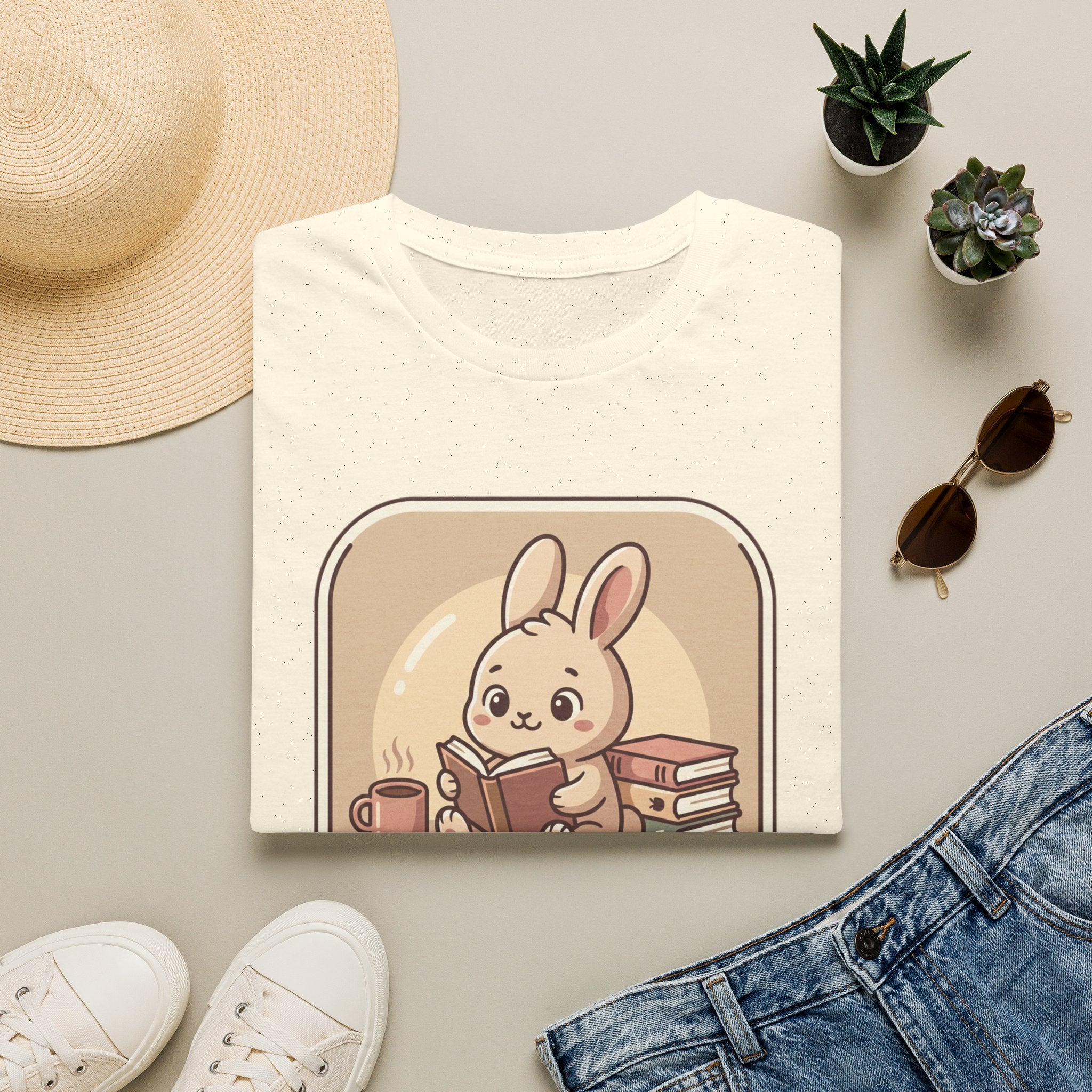 Bunny Book Club Unisex Softstyle T-Shirt