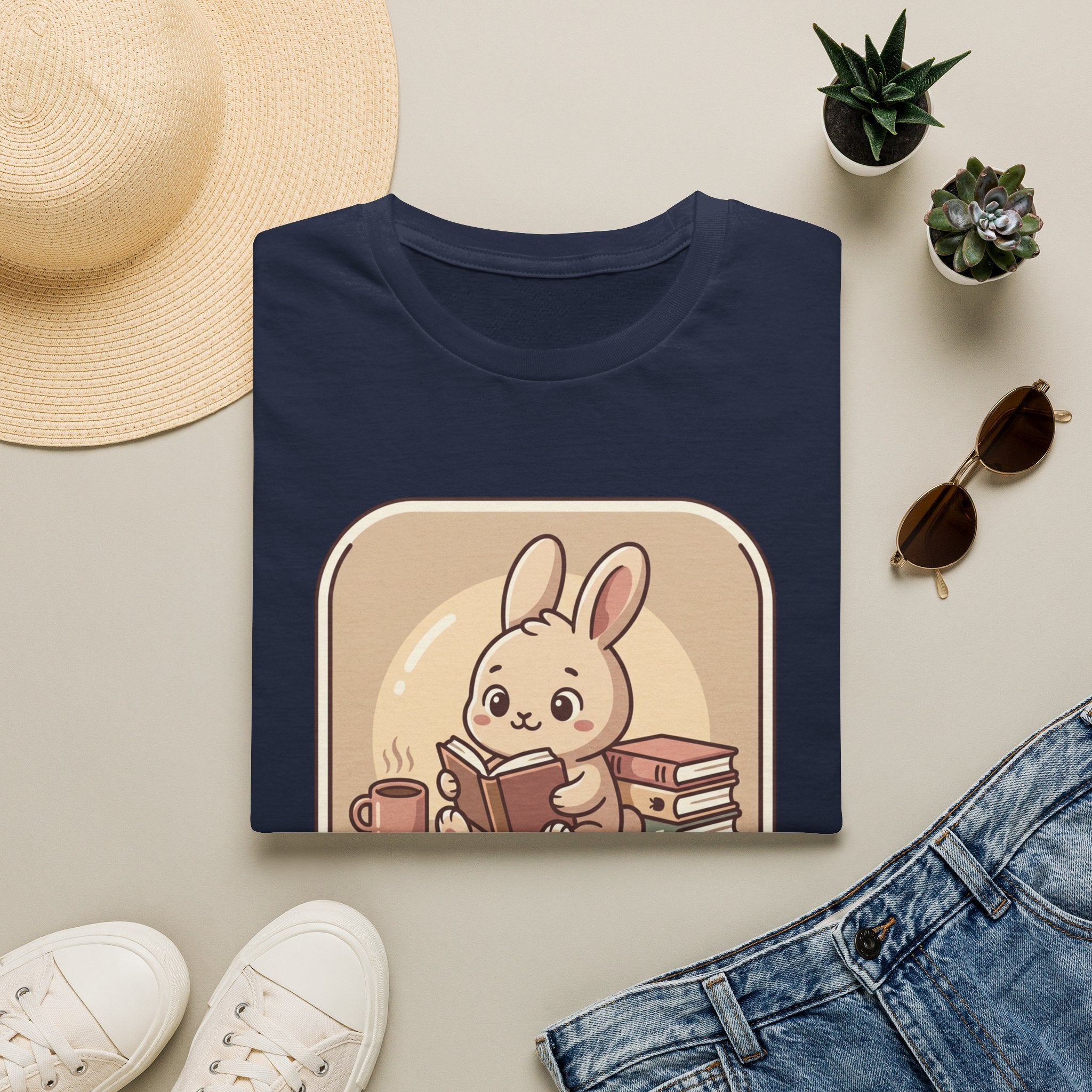 Bunny Book Club Unisex Softstyle T-Shirt