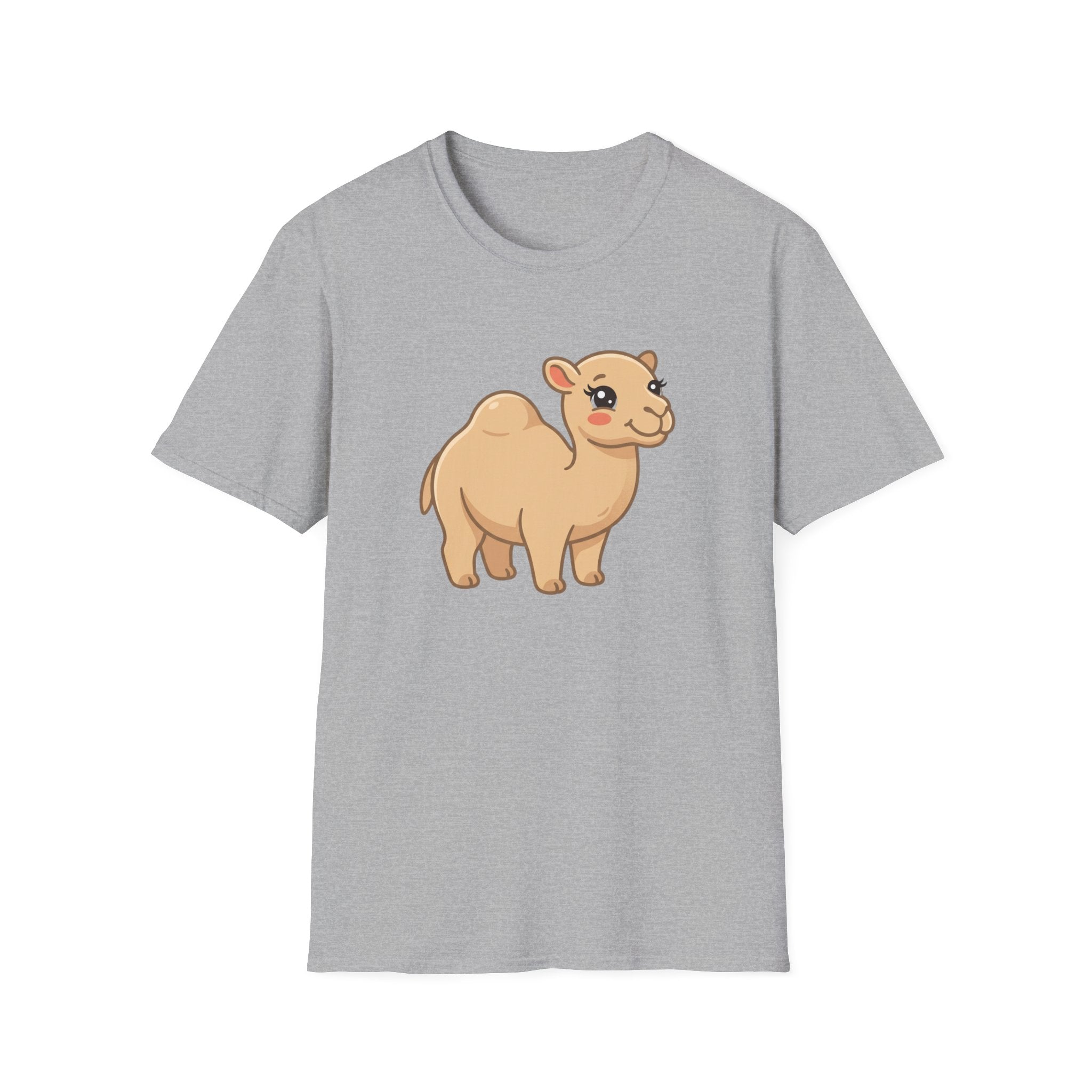 Cute Camel Cartoon T-Shirt — Playful Desert Animal Tee