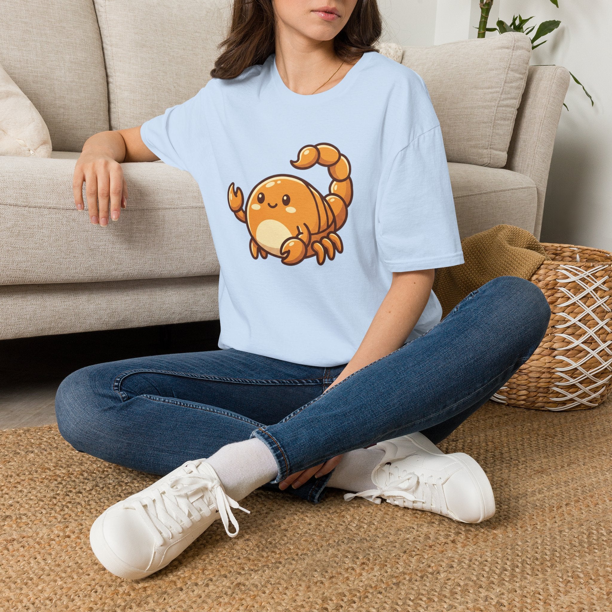 Cute Cartoon Scorpion T-Shirt — Kawaii Scorpion Tee