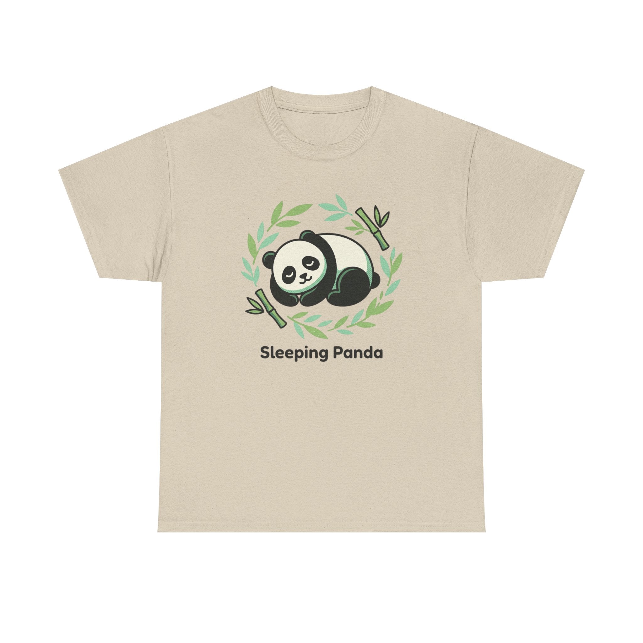 Sleeping Panda T-Shirt — Cute Bamboo Panda Tee