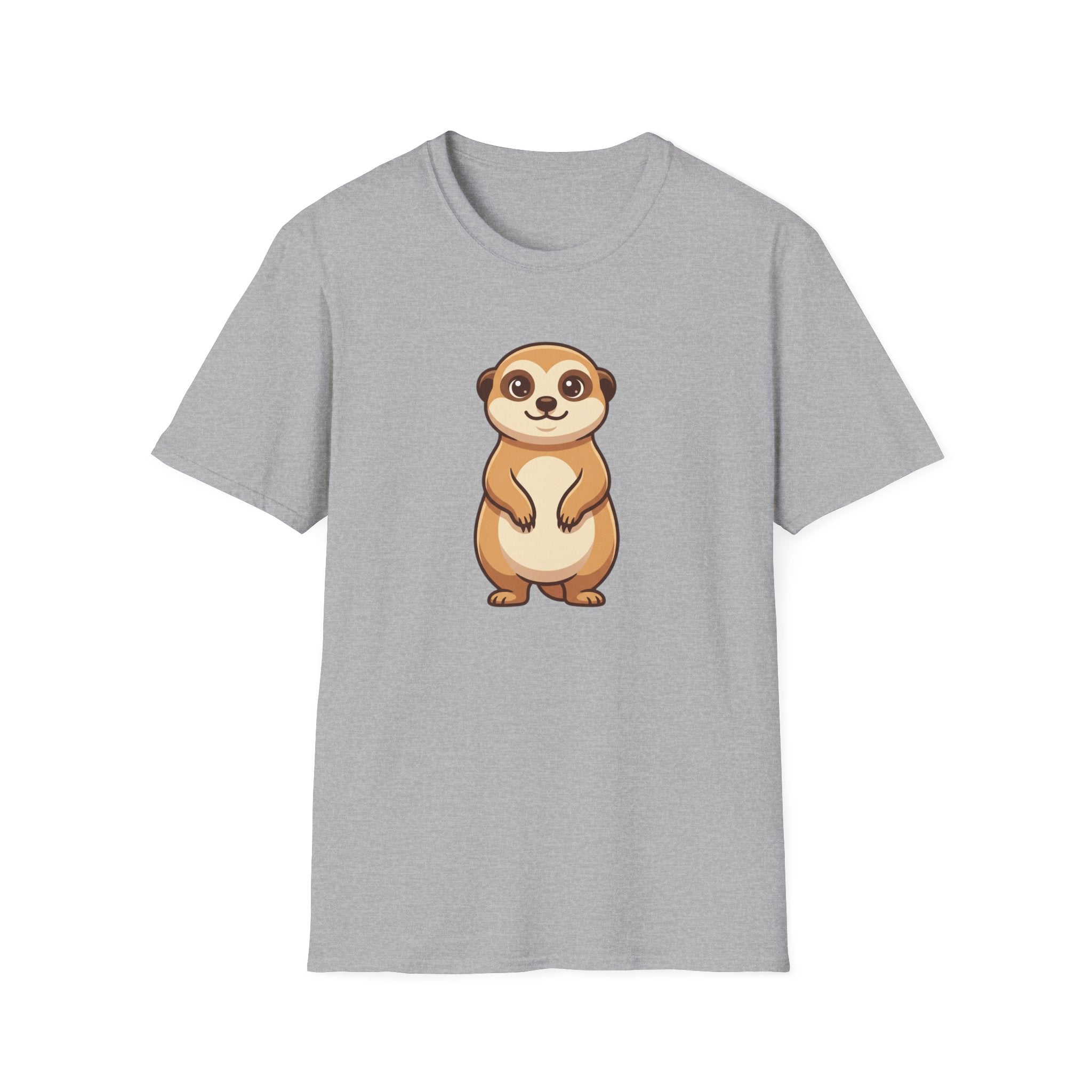 Meerkat Cute Cartoon T-Shirt — Adorable Wildlife Tee for Animal Lovers