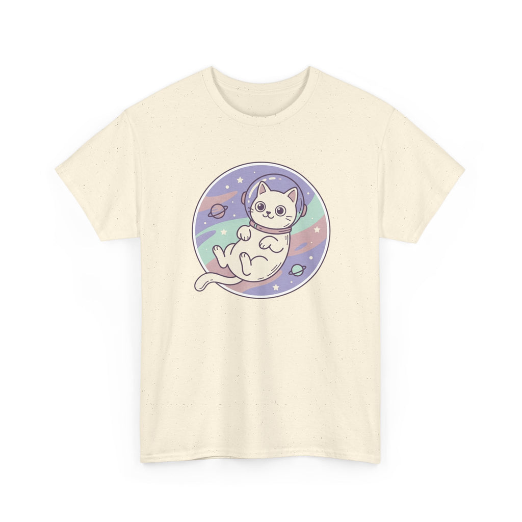 Space Cat Unisex Heavy Cotton Tee