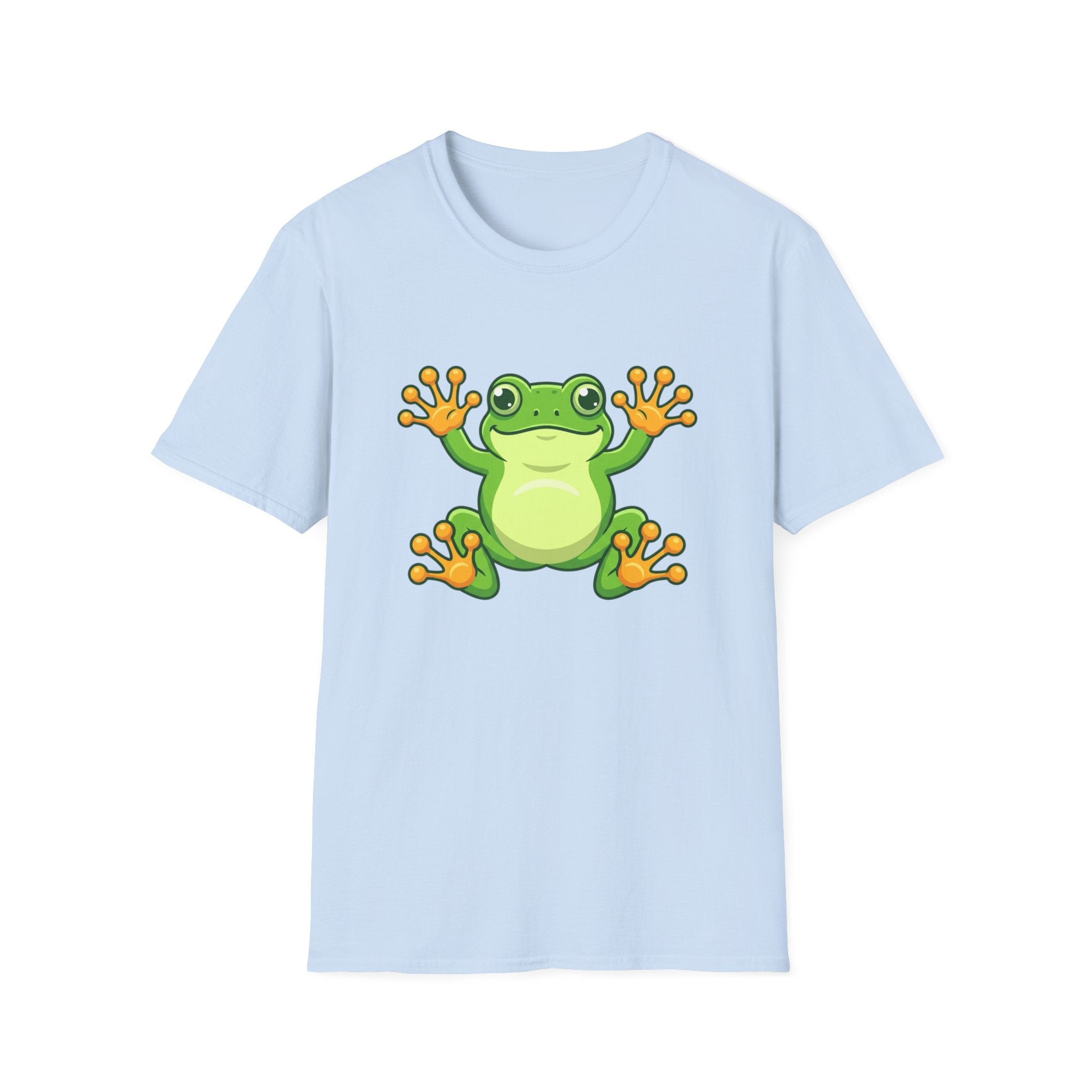 Cute Green Frog Graphic T-Shirt — Playful Tree Frog Tee