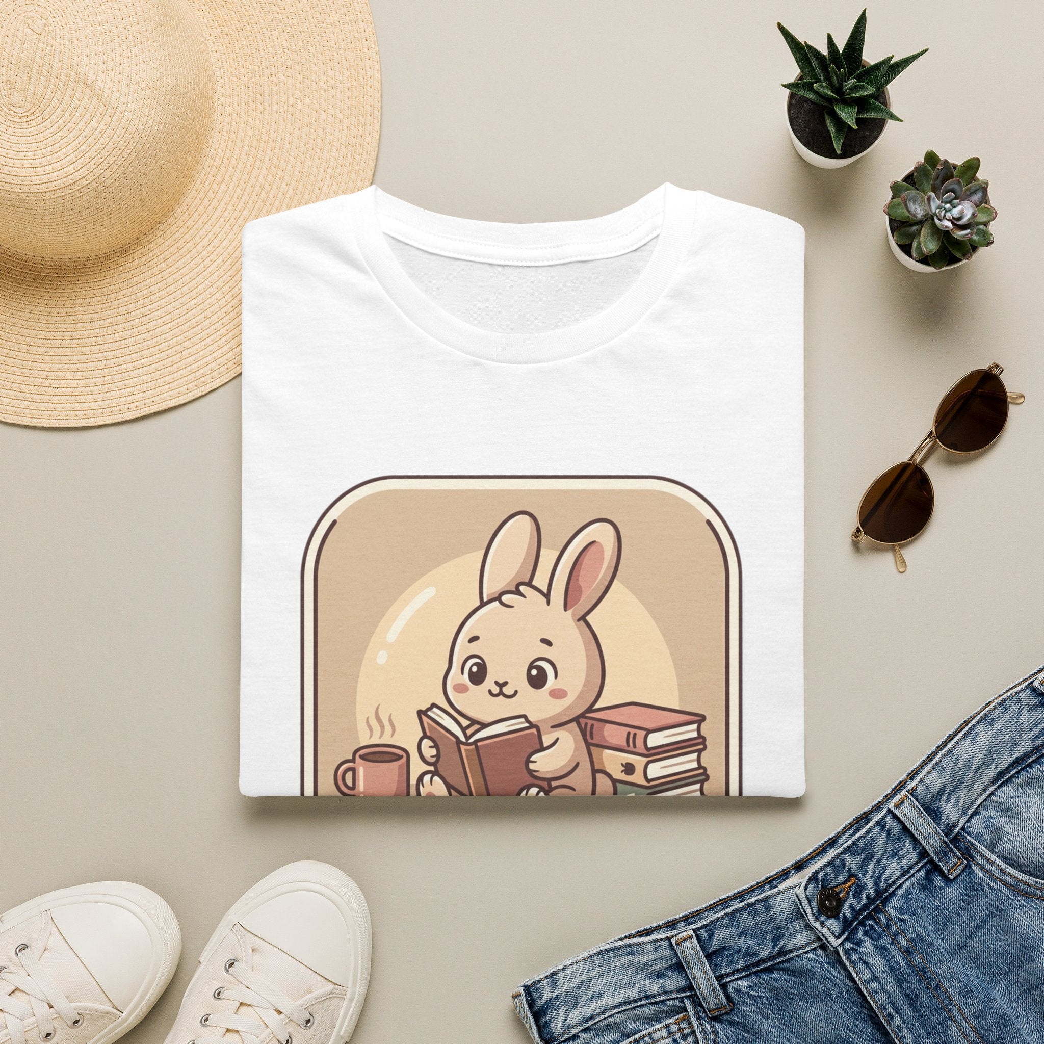 Bunny Book Club Unisex Softstyle T-Shirt