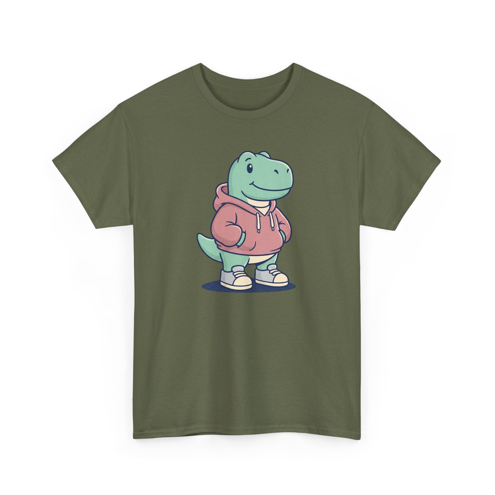 Hoodie Dino Unisex Heavy Cotton Tee