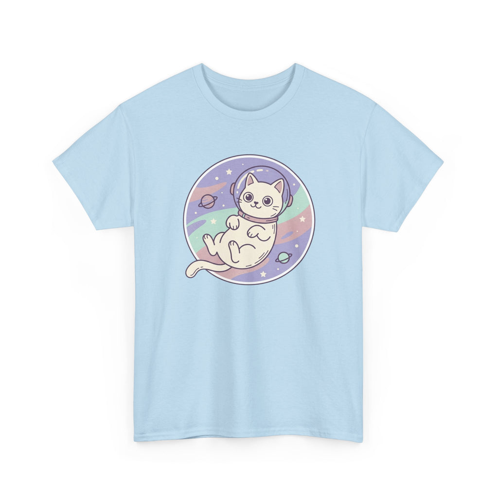 Space Cat Unisex Heavy Cotton Tee