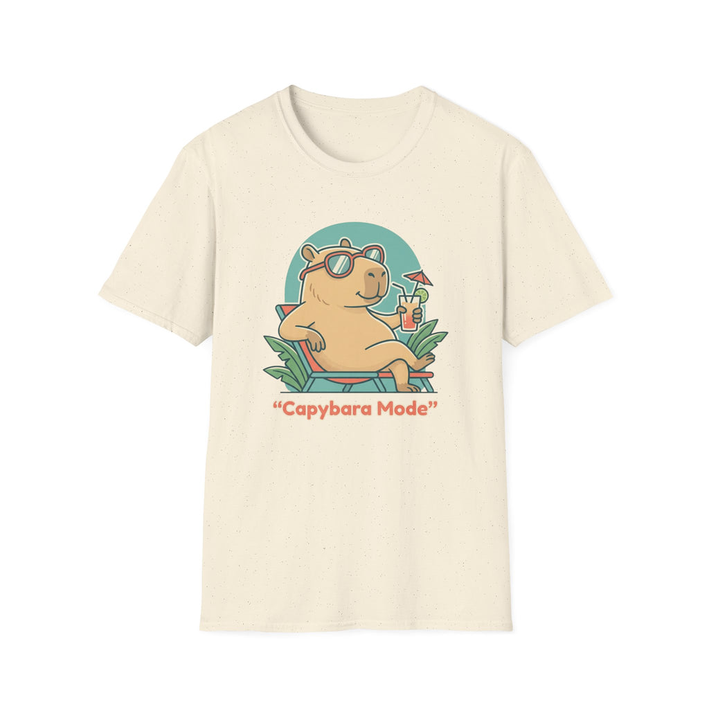Capybara Mode Unisex Softstyle T-Shirt