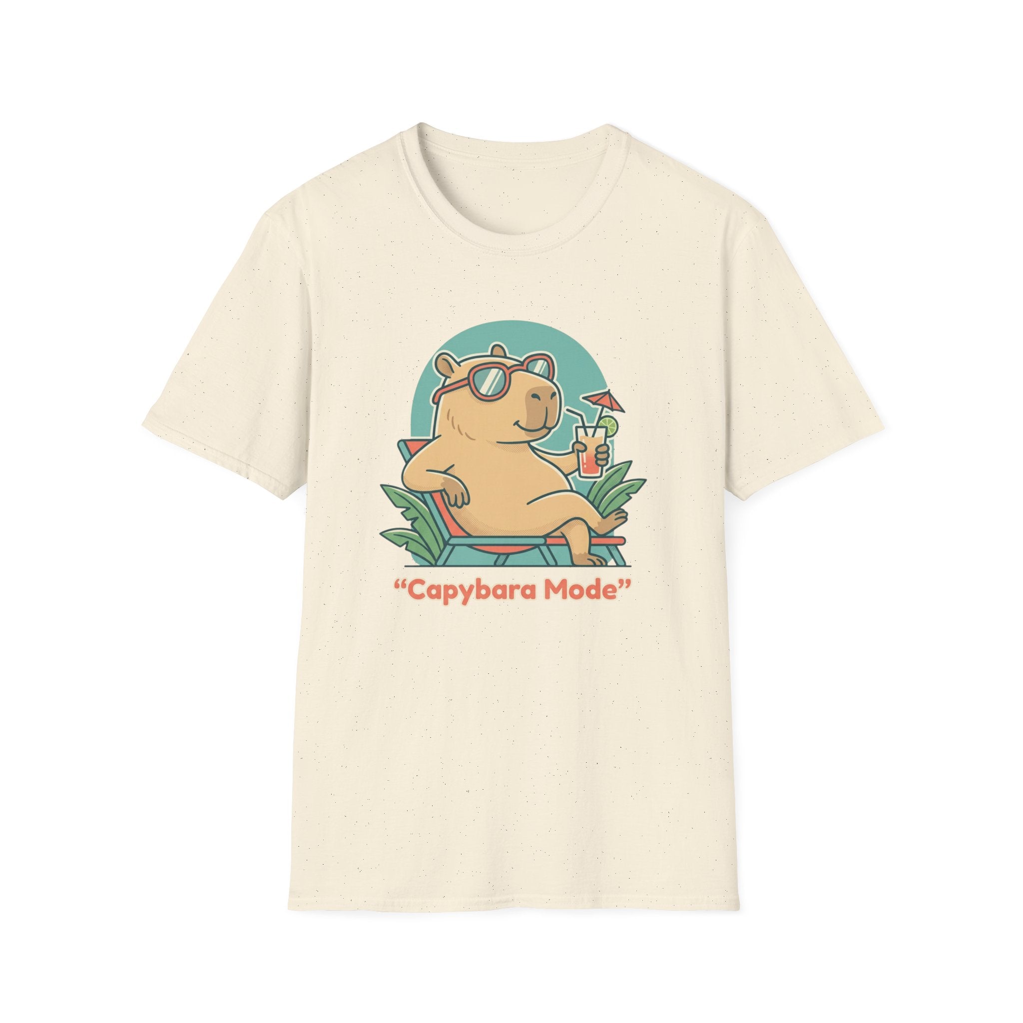 Capybara Mode Unisex Softstyle T-Shirt