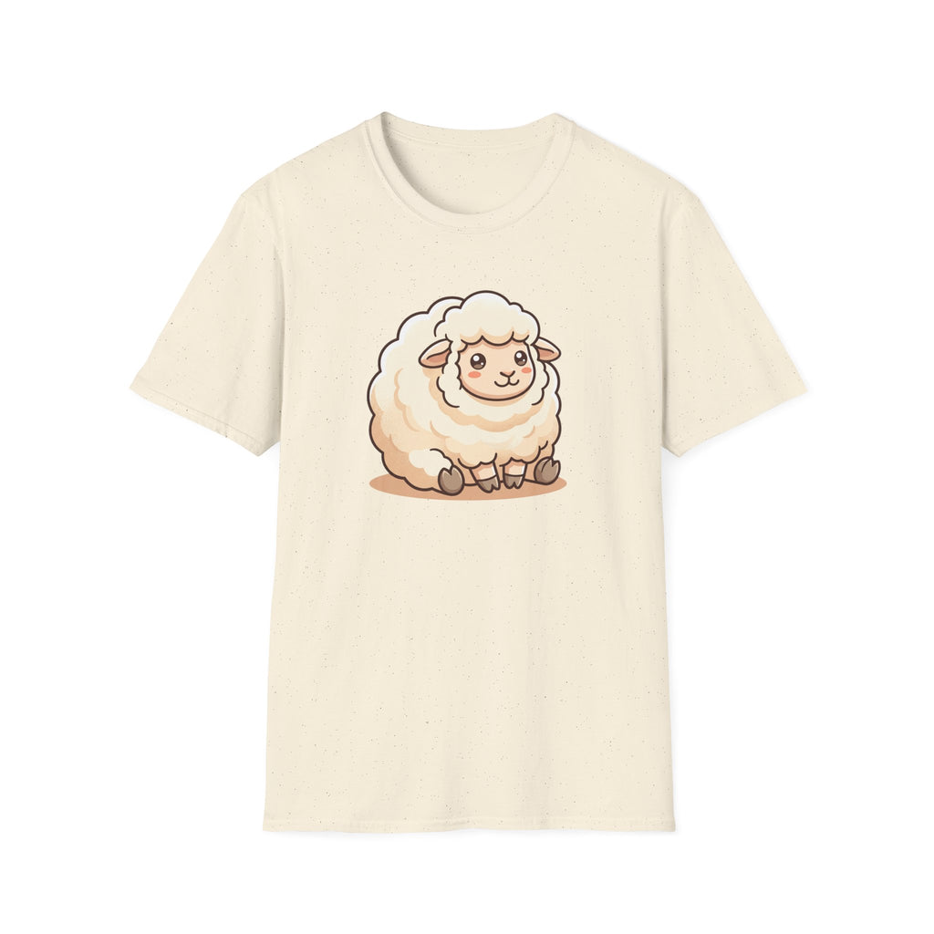 Cute Fluffy Sheep T-Shirt — Adorable Cartoon Lamb Tee