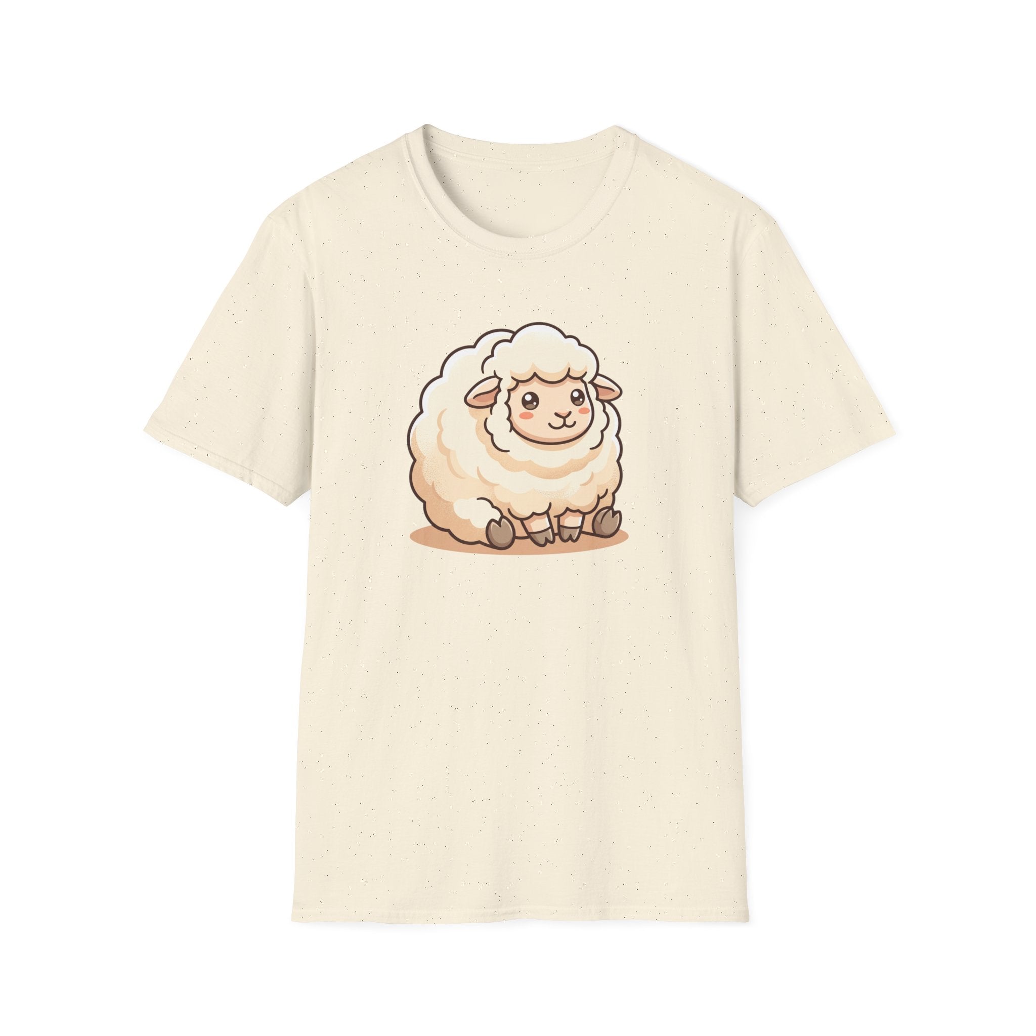 Cute Fluffy Sheep T-Shirt — Adorable Cartoon Lamb Tee