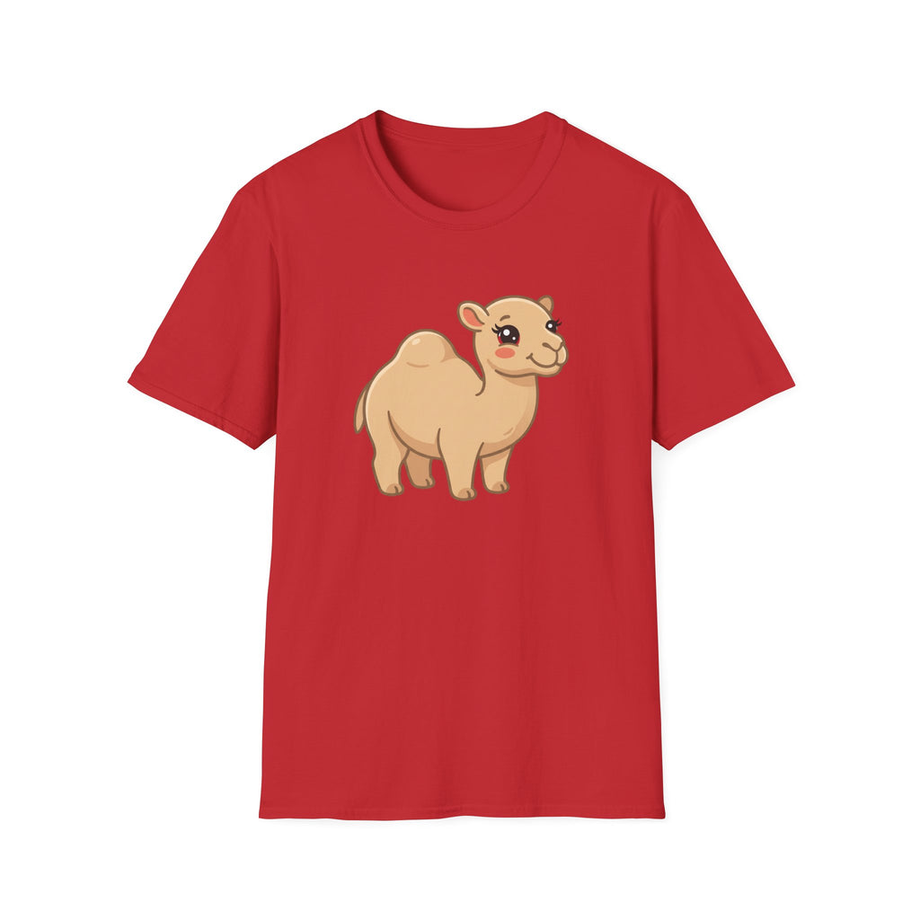 Cute Camel Cartoon T-Shirt — Playful Desert Animal Tee