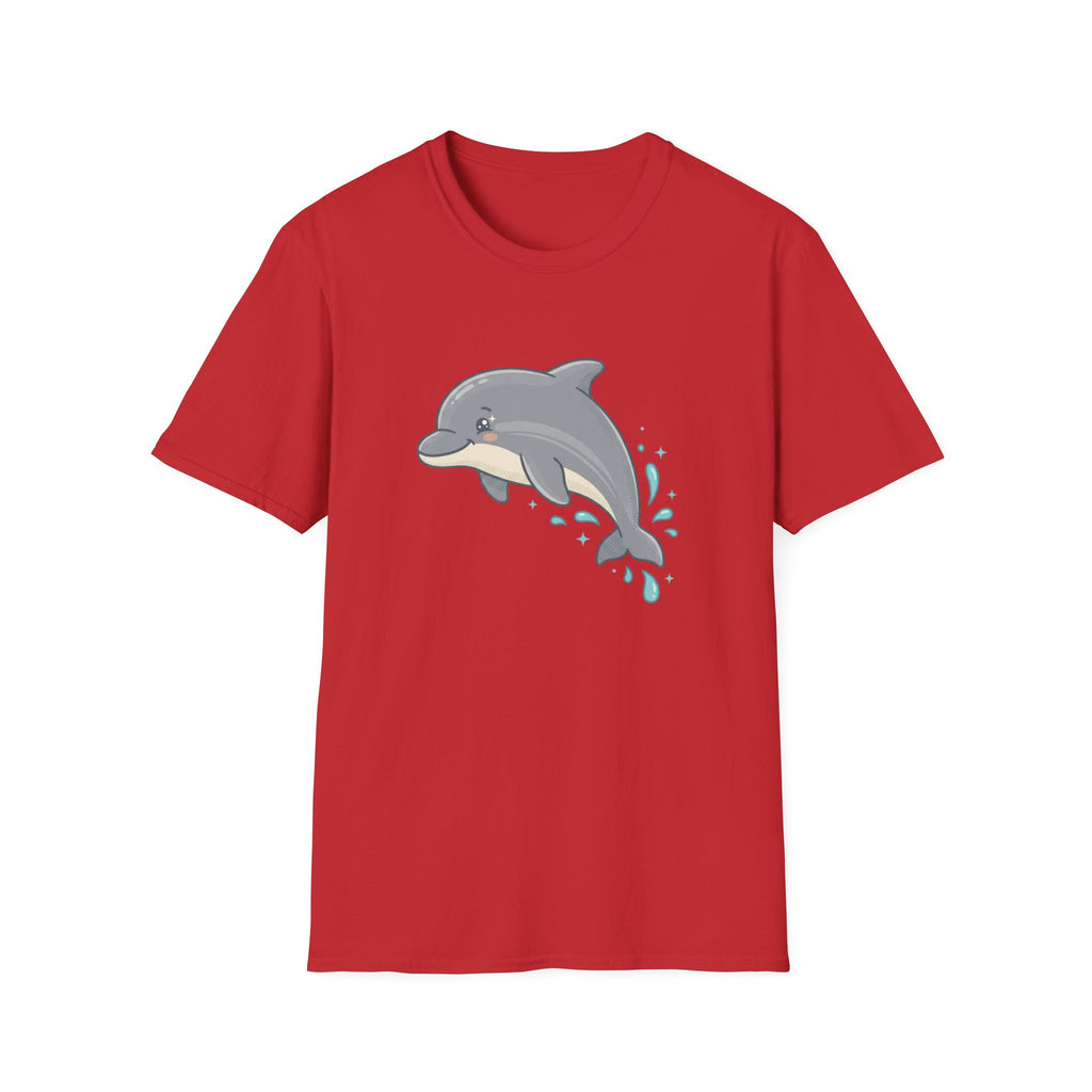 Dolphin Cute Graphic T-Shirt — Playful Jumping Dolphin Tee