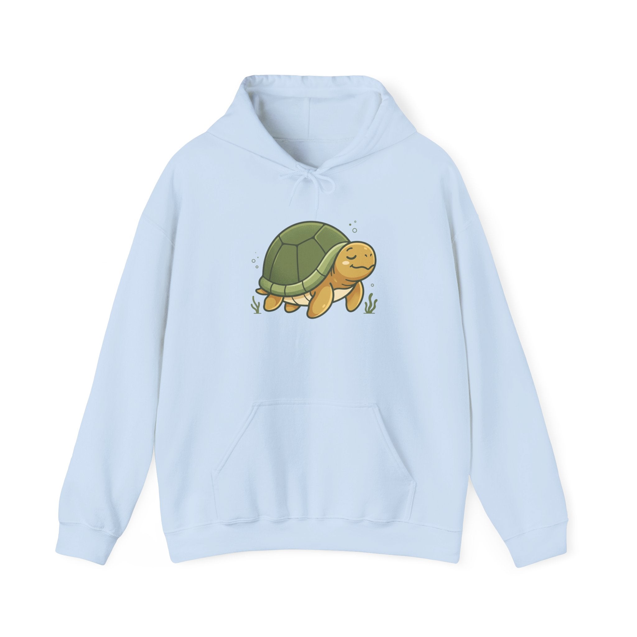 Cute Smiling Turtle Hoodie — Cozy Cartoon Tortoise Pullover