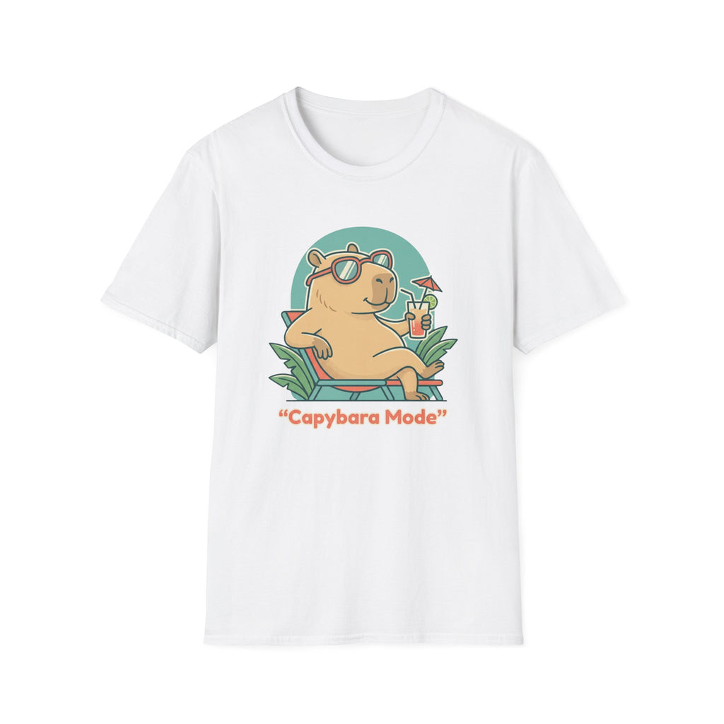 Capybara Mode Unisex Softstyle T-Shirt