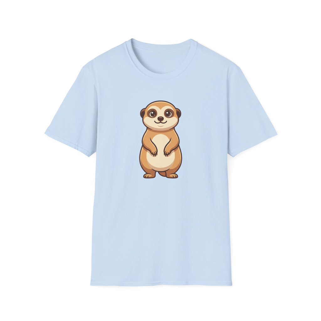 Meerkat Cute Cartoon T-Shirt — Adorable Wildlife Tee for Animal Lovers
