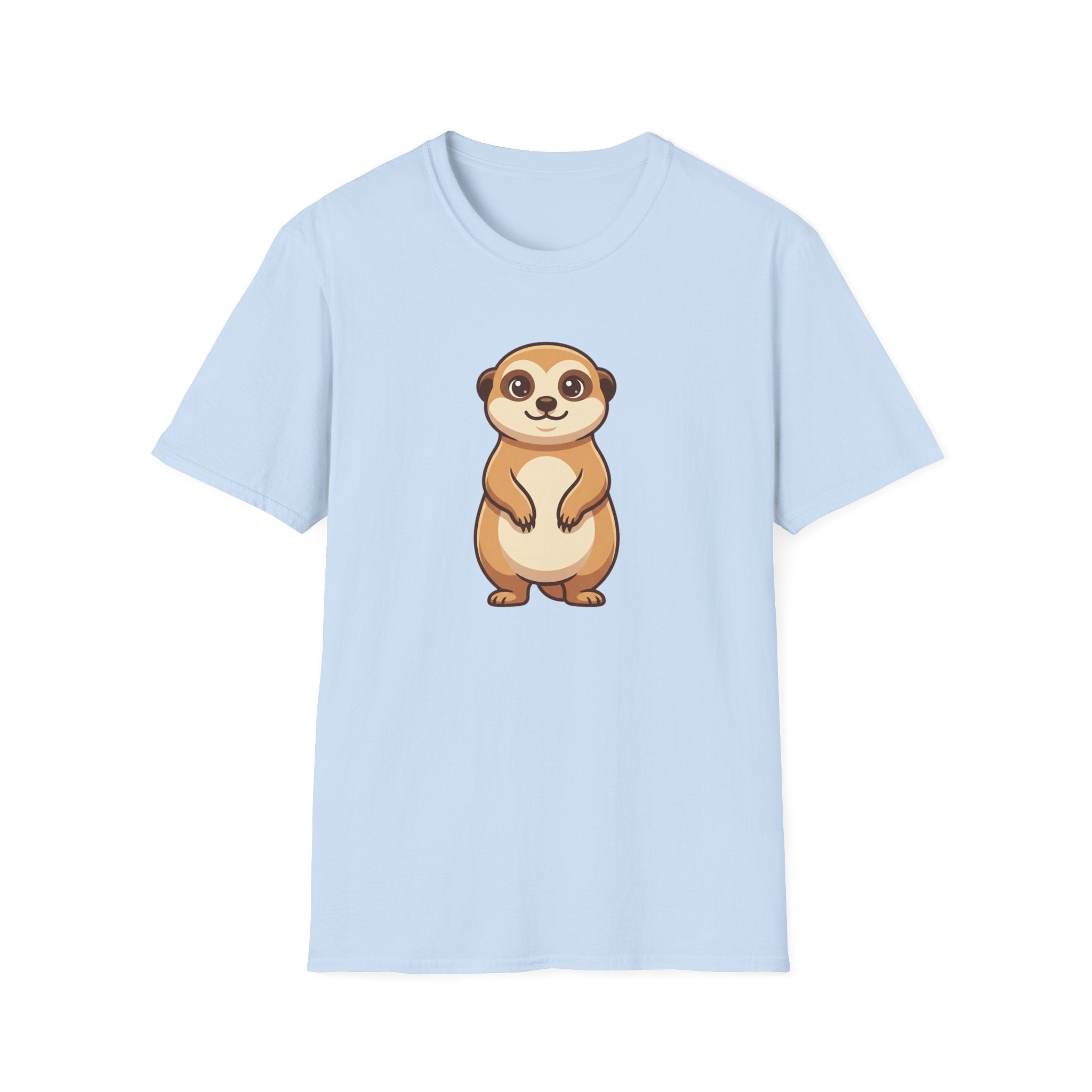 Meerkat Cute Cartoon T-Shirt — Adorable Wildlife Tee for Animal Lovers