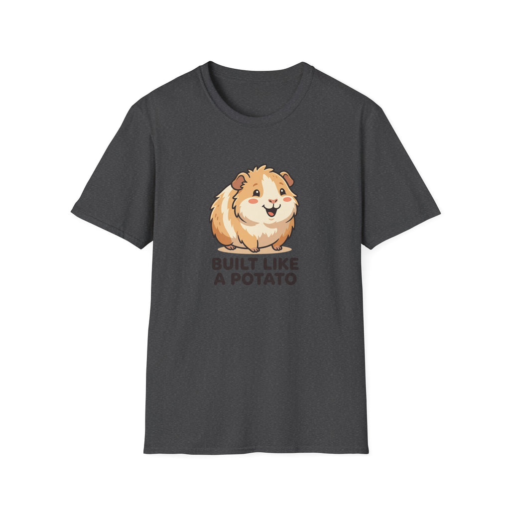 Cute Guinea Pig 'Built Like a Potato' Graphic Tee
