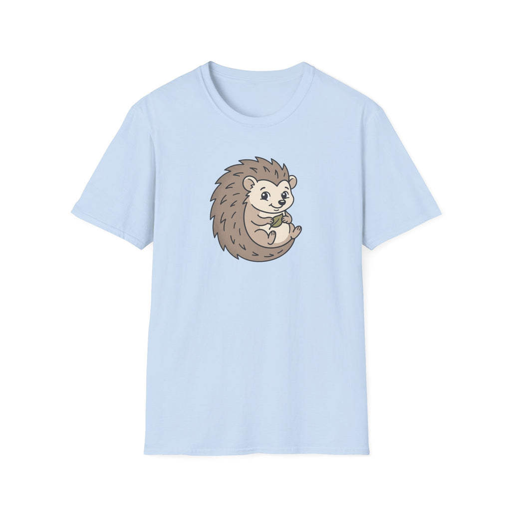 Hedgehog Cute Cartoon T-Shirt — Adorable Woodland Animal Tee