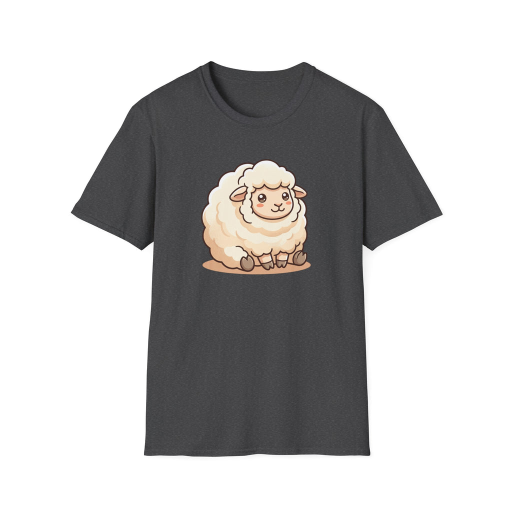 Cute Fluffy Sheep T-Shirt — Adorable Cartoon Lamb Tee