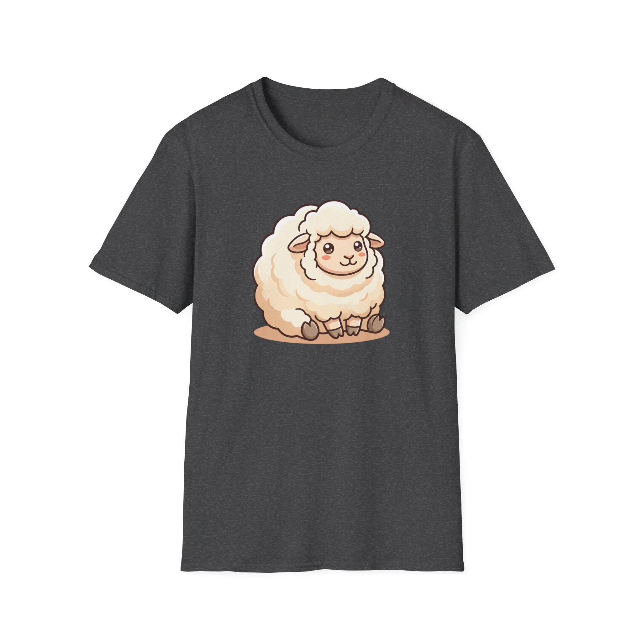 Cute Fluffy Sheep T-Shirt — Adorable Cartoon Lamb Tee