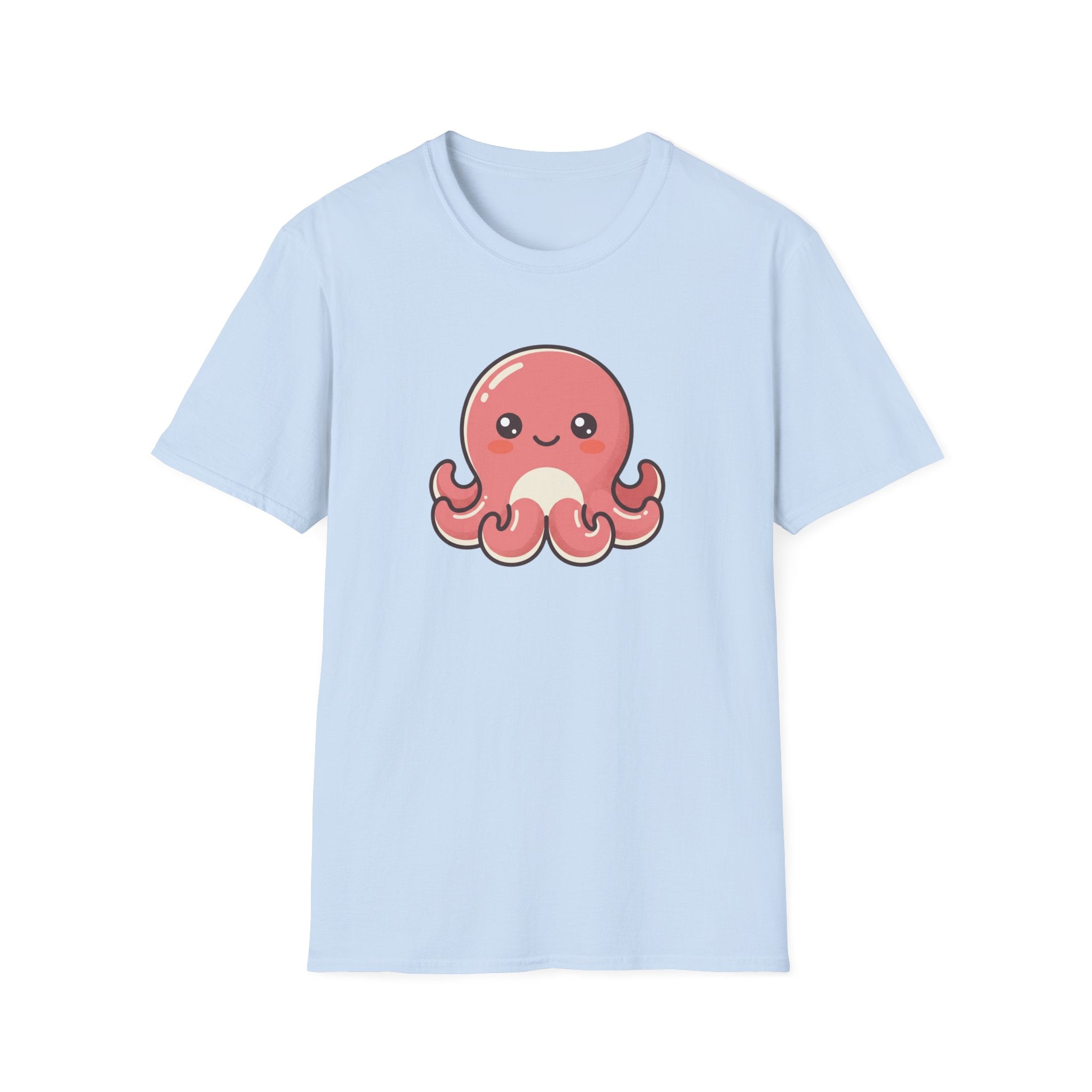 Cute Kawaii Octopus T-Shirt — Adorable Pink Sea Creature Tee
