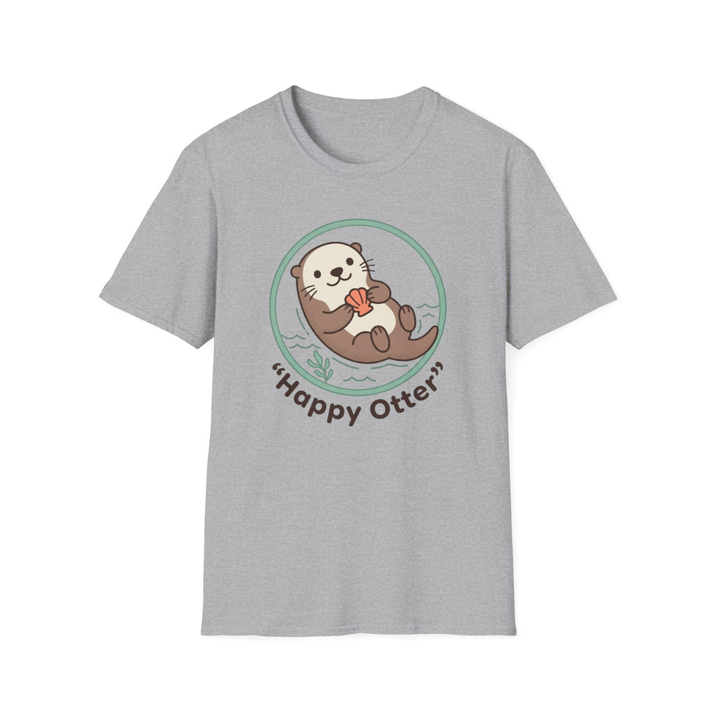 Happy Otter T-Shirt — Cute Sea Otter Graphic Tee