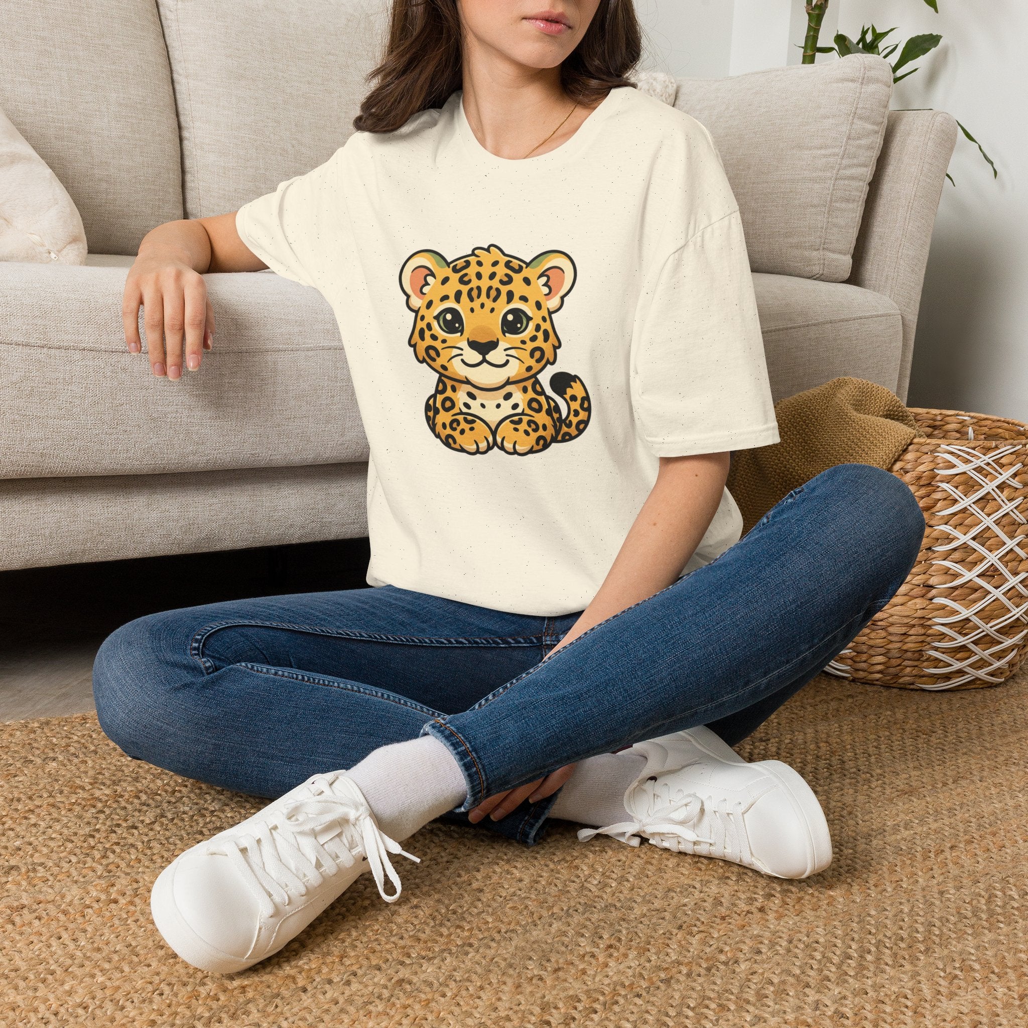 Cute Leopard Cub T-Shirt — Adorable Baby Leopard Graphic Tee
