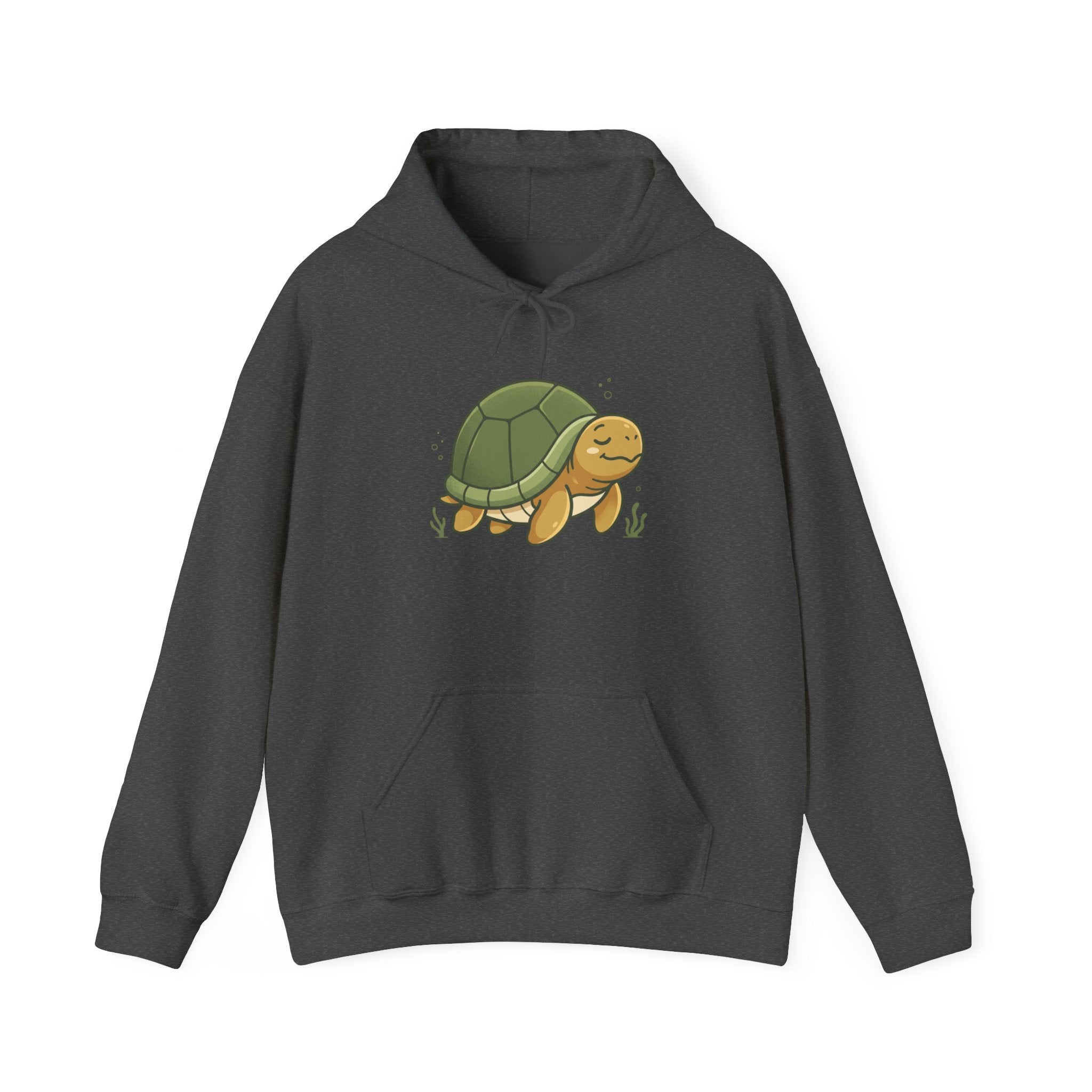 Cute Smiling Turtle Hoodie — Cozy Cartoon Tortoise Pullover