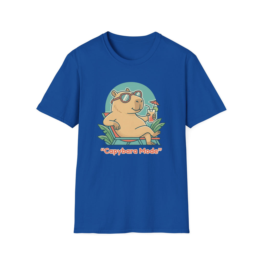 Capybara Mode Unisex Softstyle T-Shirt