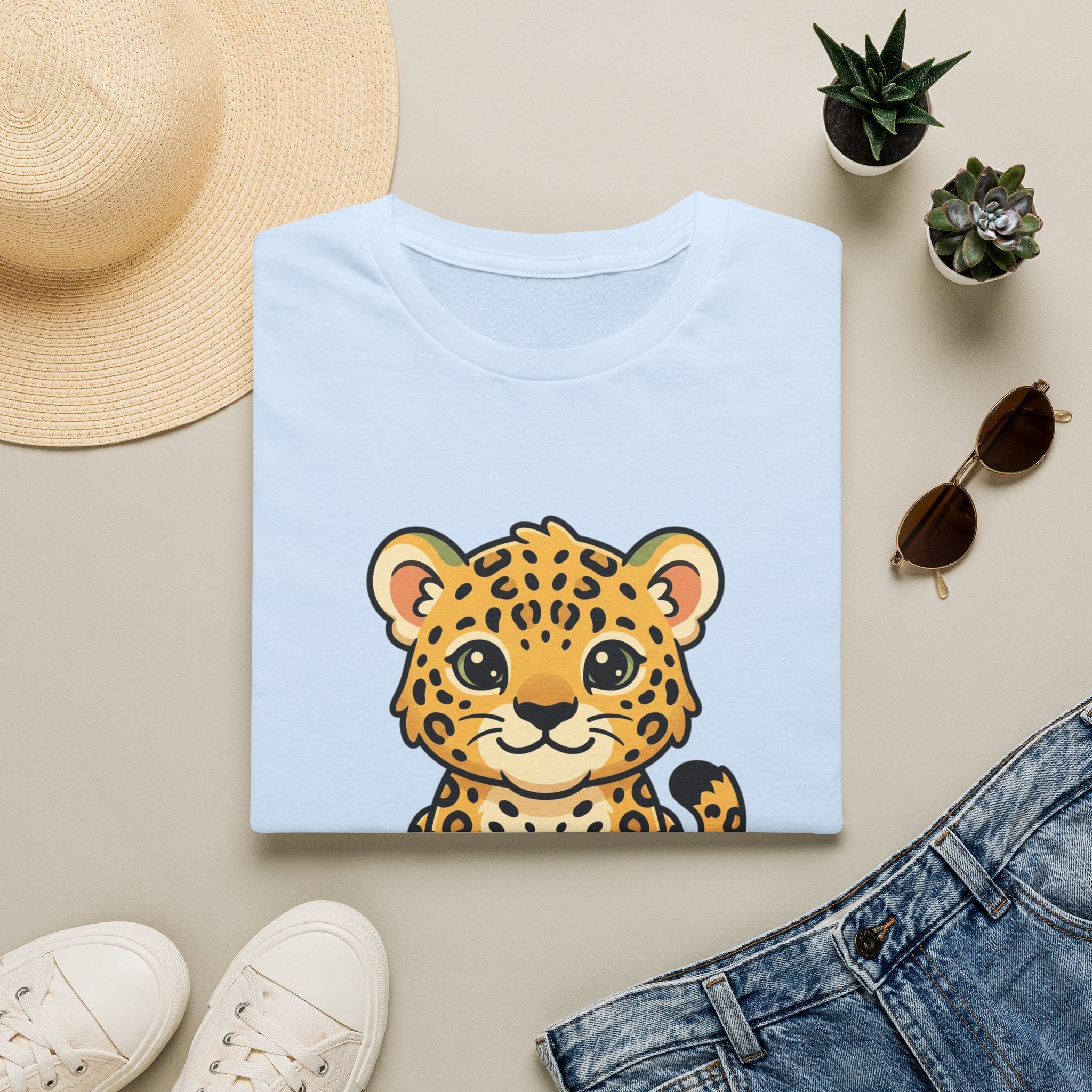 Cute Leopard Cub T-Shirt — Adorable Baby Leopard Graphic Tee