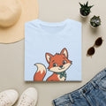 Fox Cartoon T‑Shirt — Cute Red Fox Graphic Tee for Kids & Adults