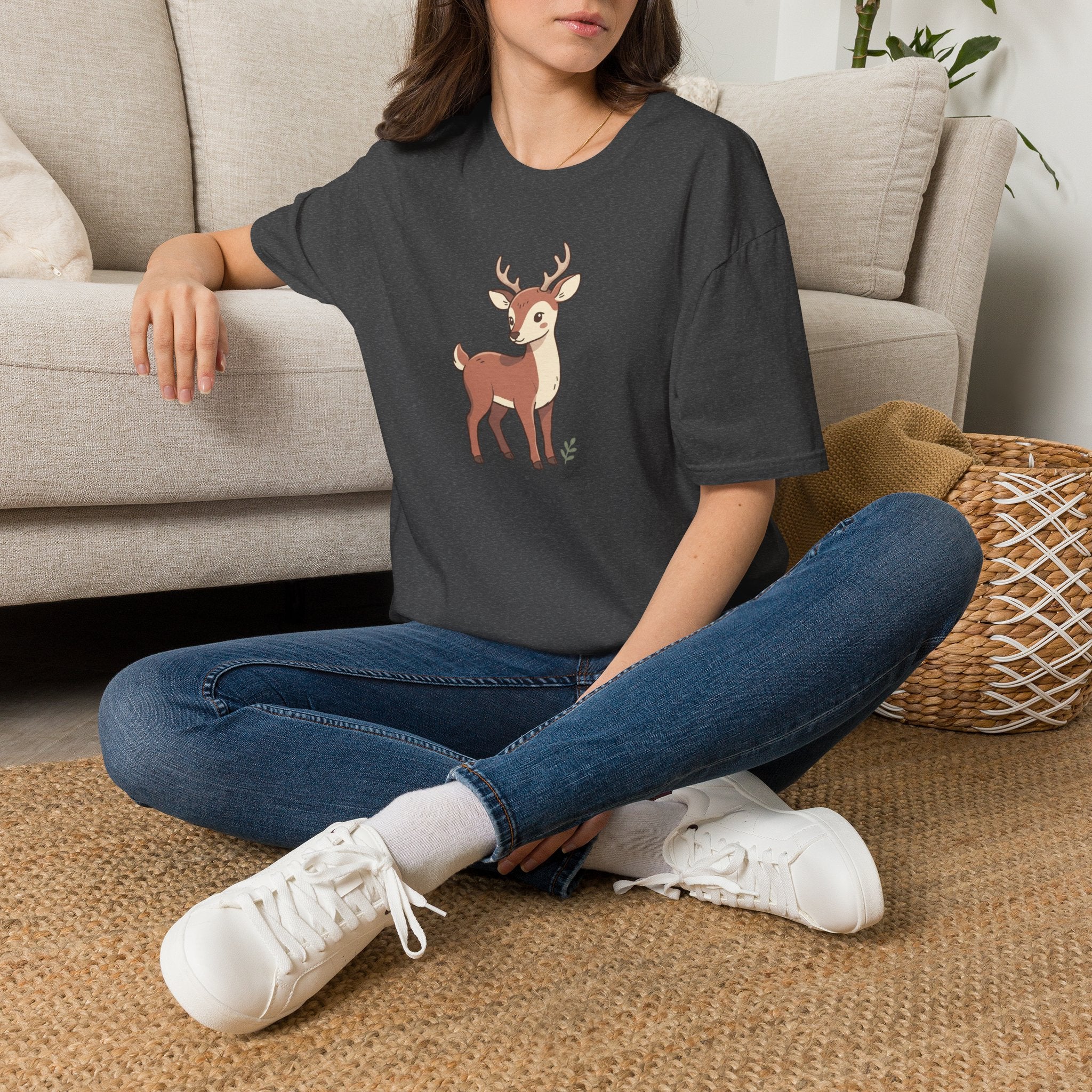 Cute Baby Deer T-Shirt — Adorable Fawn Graphic Tee for Nature Lovers