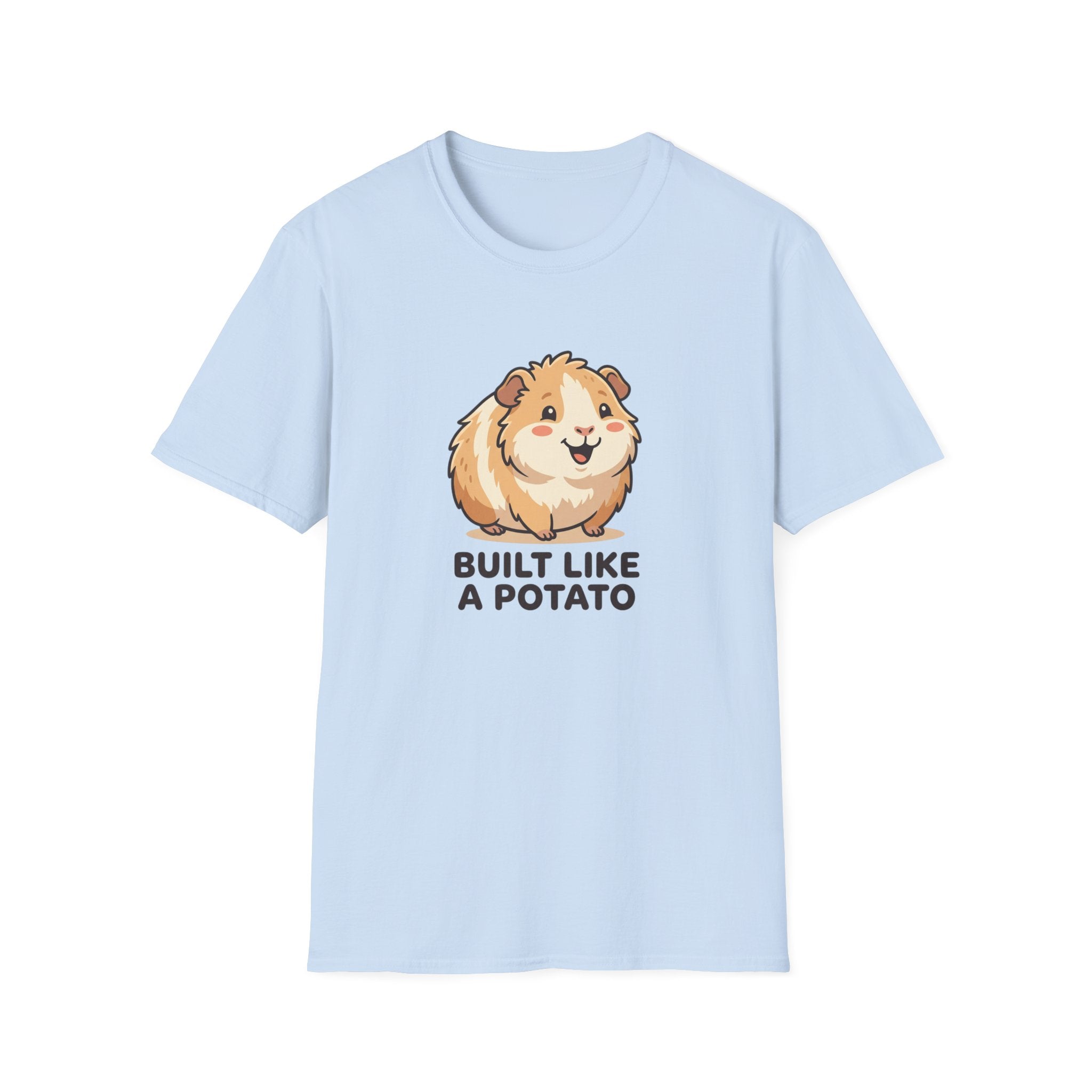 Cute Guinea Pig 'Built Like a Potato' Graphic Tee