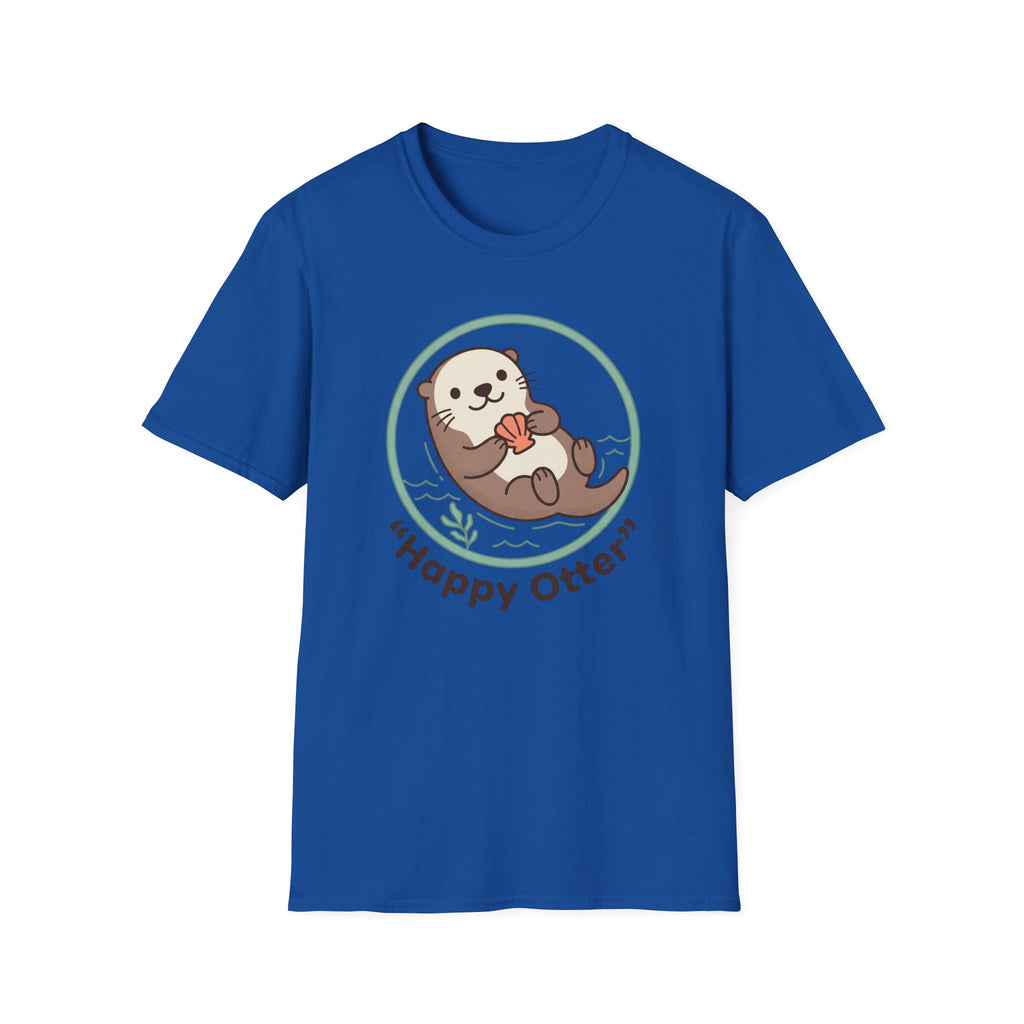 Happy Otter T-Shirt — Cute Sea Otter Graphic Tee