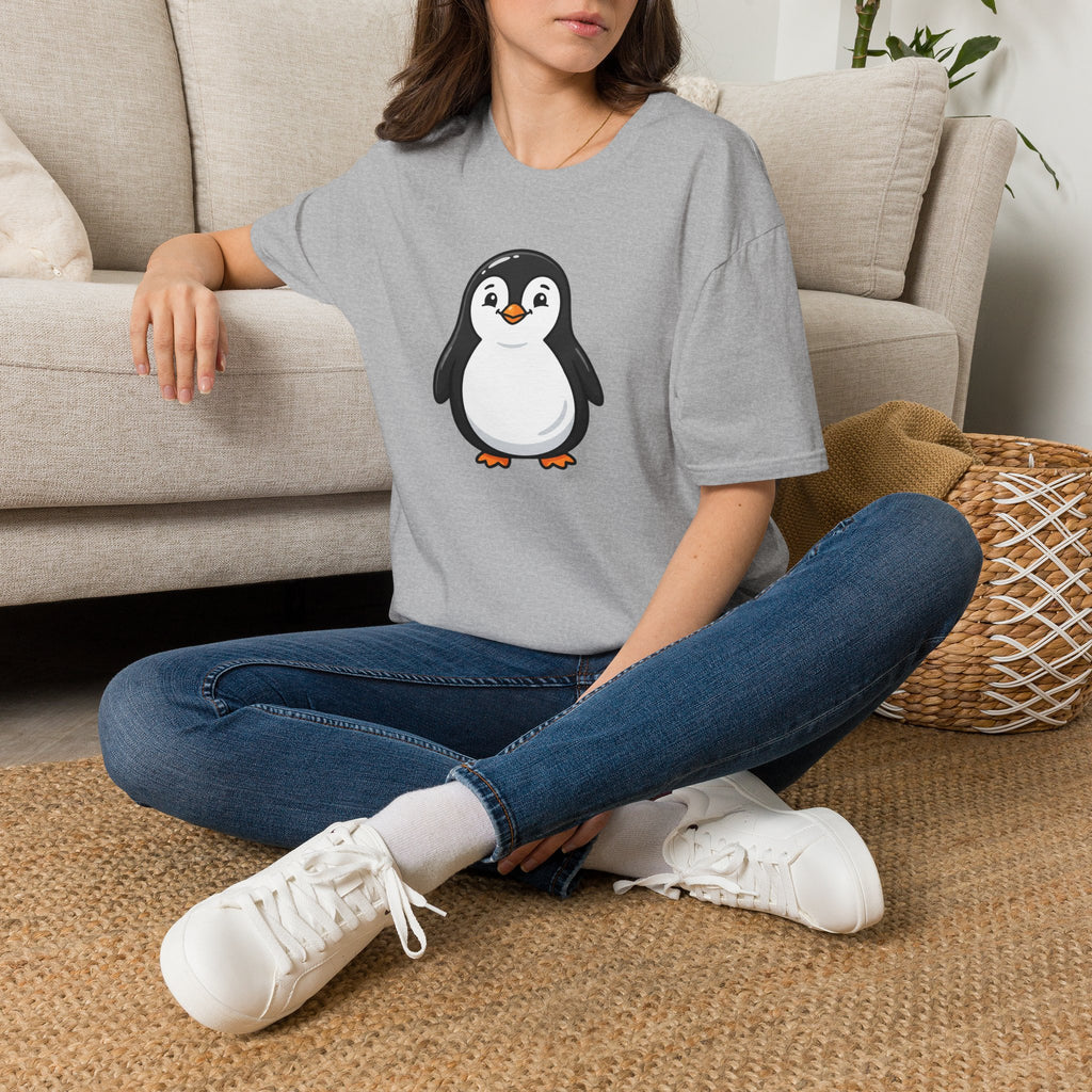 Cute Penguin Graphic T-Shirt — Adorable Winter Animal Tee