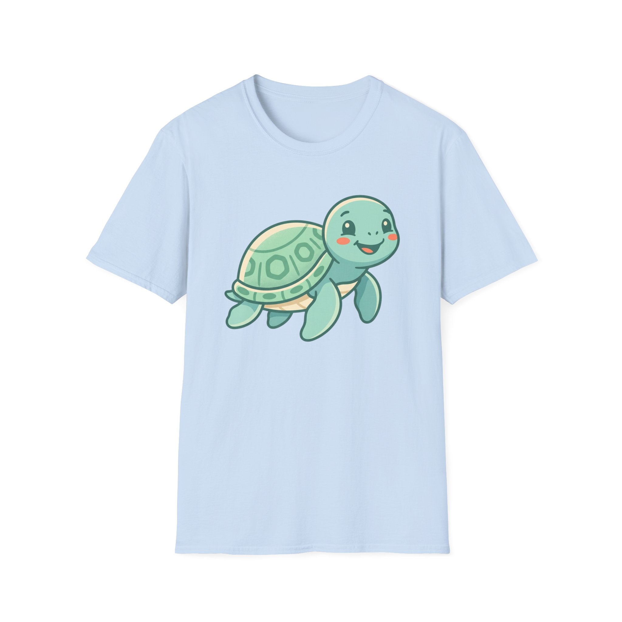 Cute Baby Turtle T-Shirt – Smiling Sea Turtle Graphic Tee for Kids & Turtle Lovers