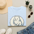 Arctic Fluff Fox T-Shirt — Cute White Fox Circle Illustration