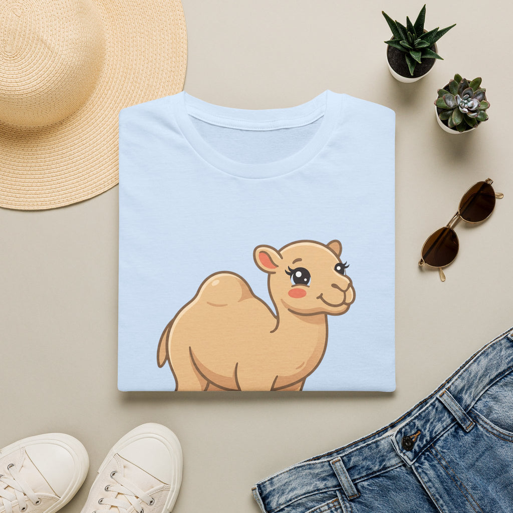 Cute Camel Cartoon T-Shirt — Playful Desert Animal Tee