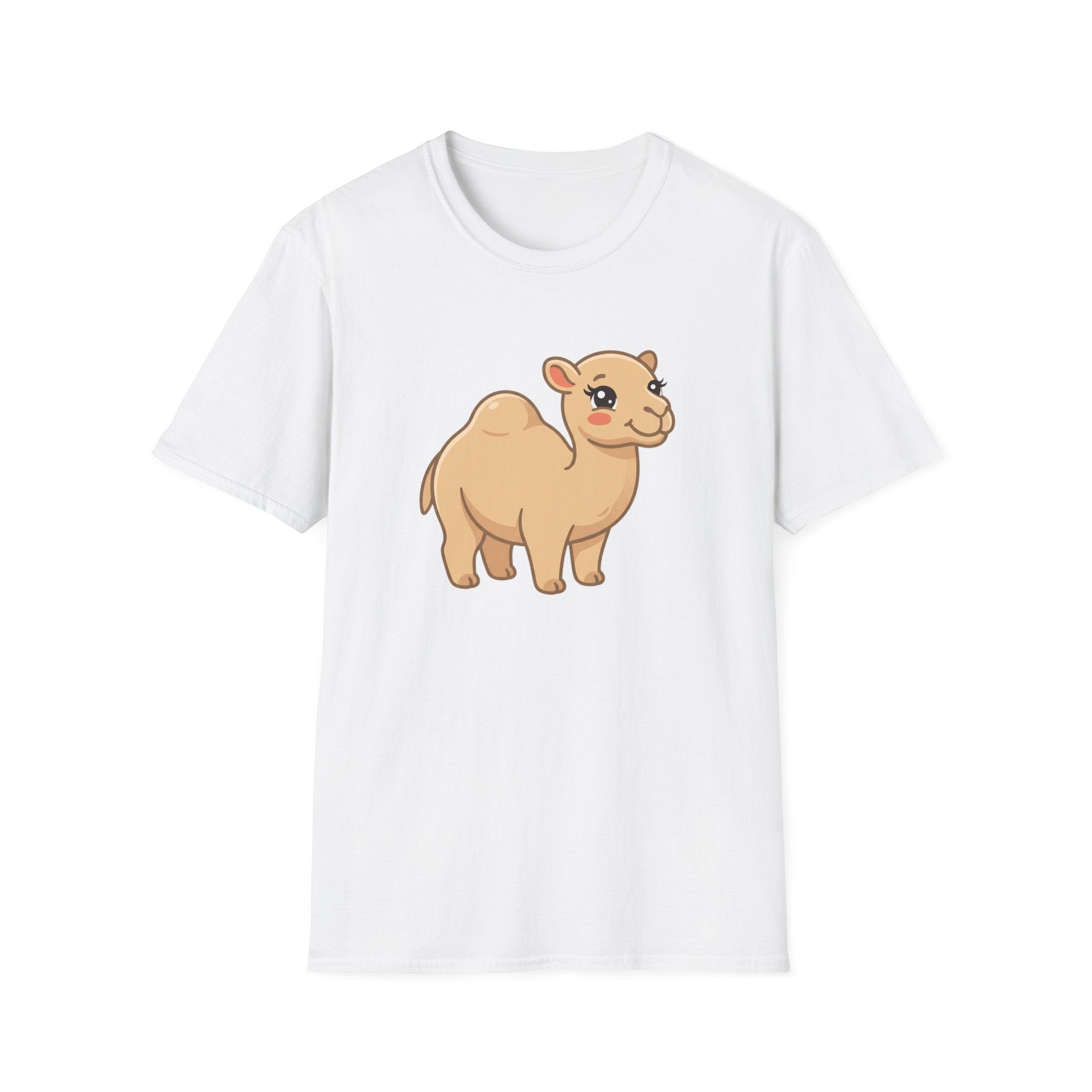 Cute Camel Cartoon T-Shirt — Playful Desert Animal Tee