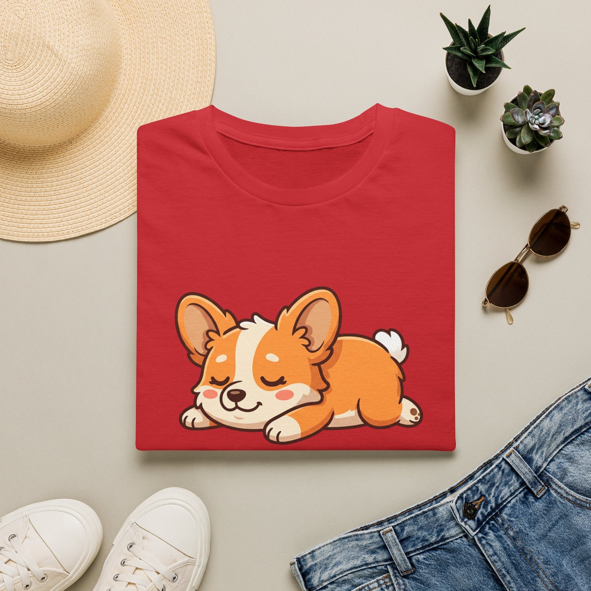 Corgi Nap T-Shirt — Cute Sleeping Pembroke Corgi Tee