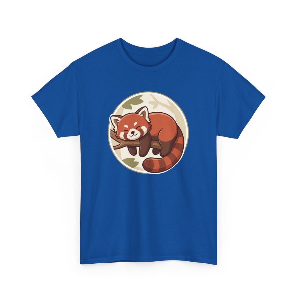 Cozy Red Panda Unisex Heavy Cotton Tee