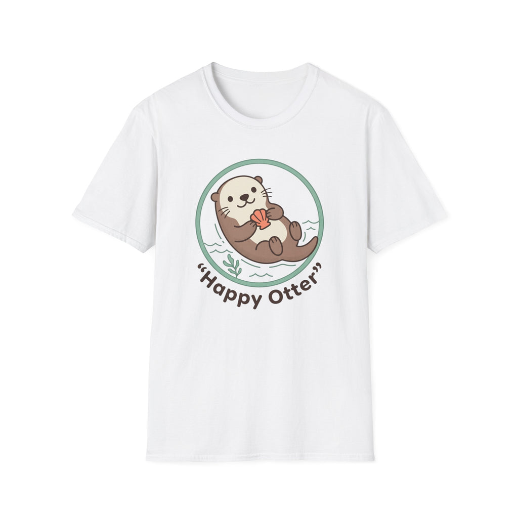 Happy Otter T-Shirt — Cute Sea Otter Graphic Tee