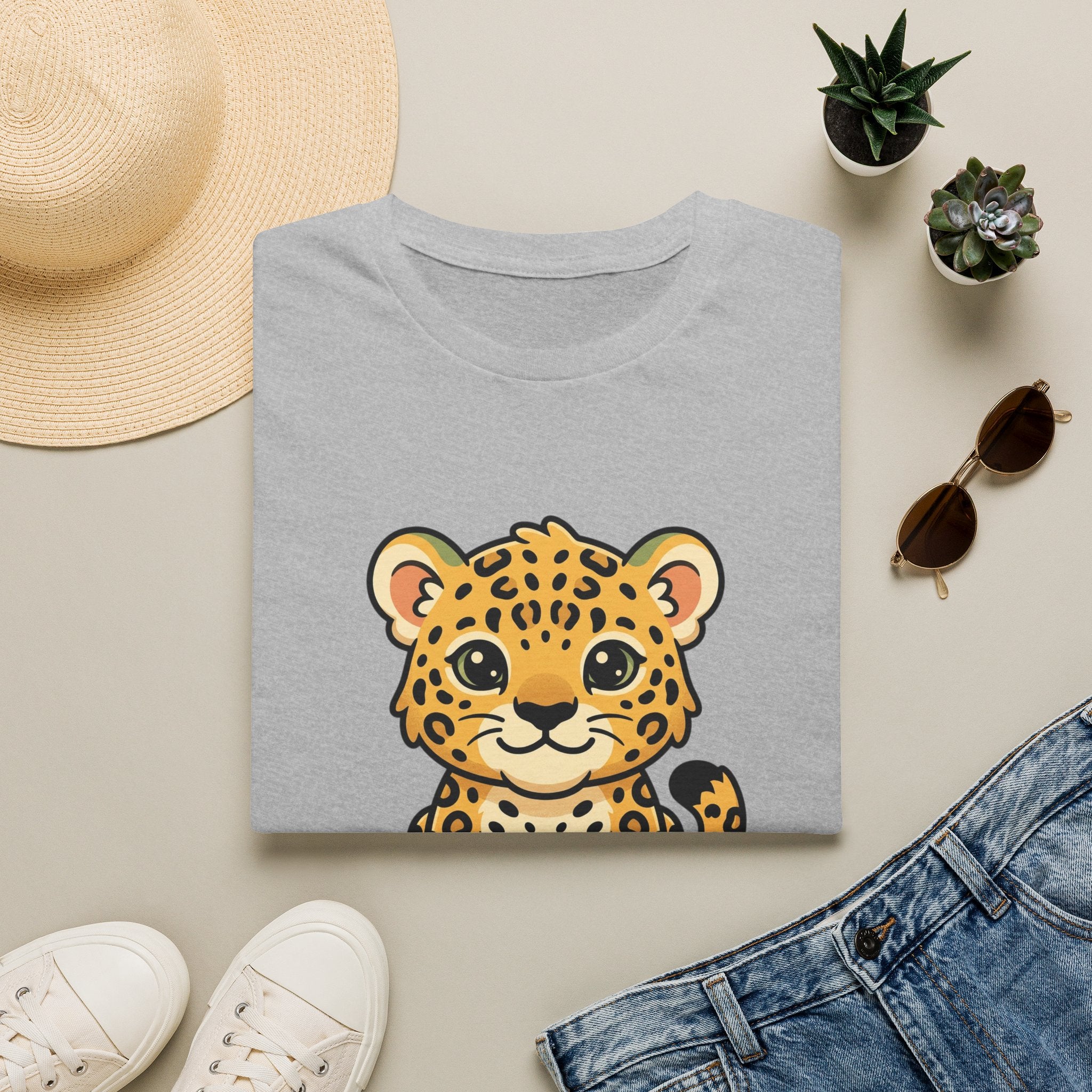 Cute Leopard Cub T-Shirt — Adorable Baby Leopard Graphic Tee