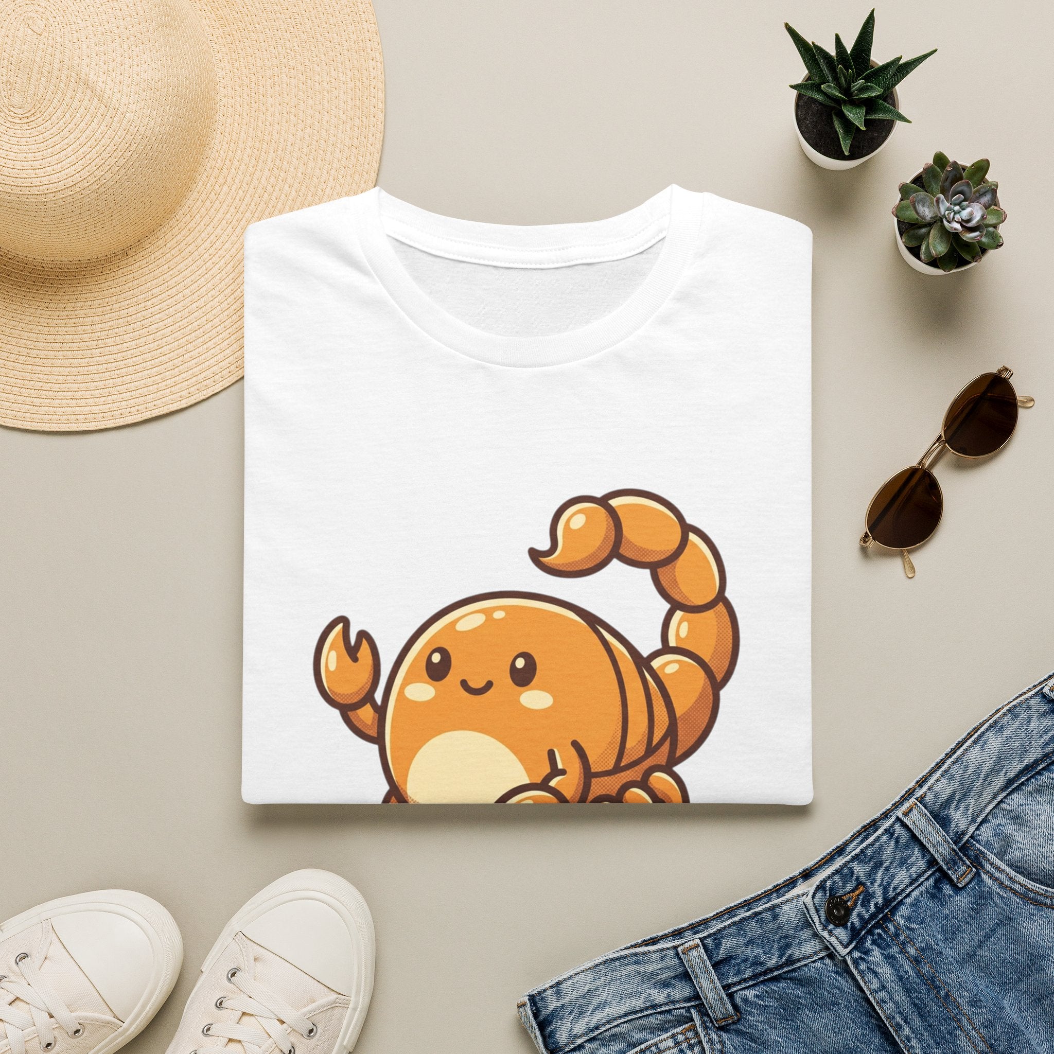 Cute Cartoon Scorpion T-Shirt — Kawaii Scorpion Tee