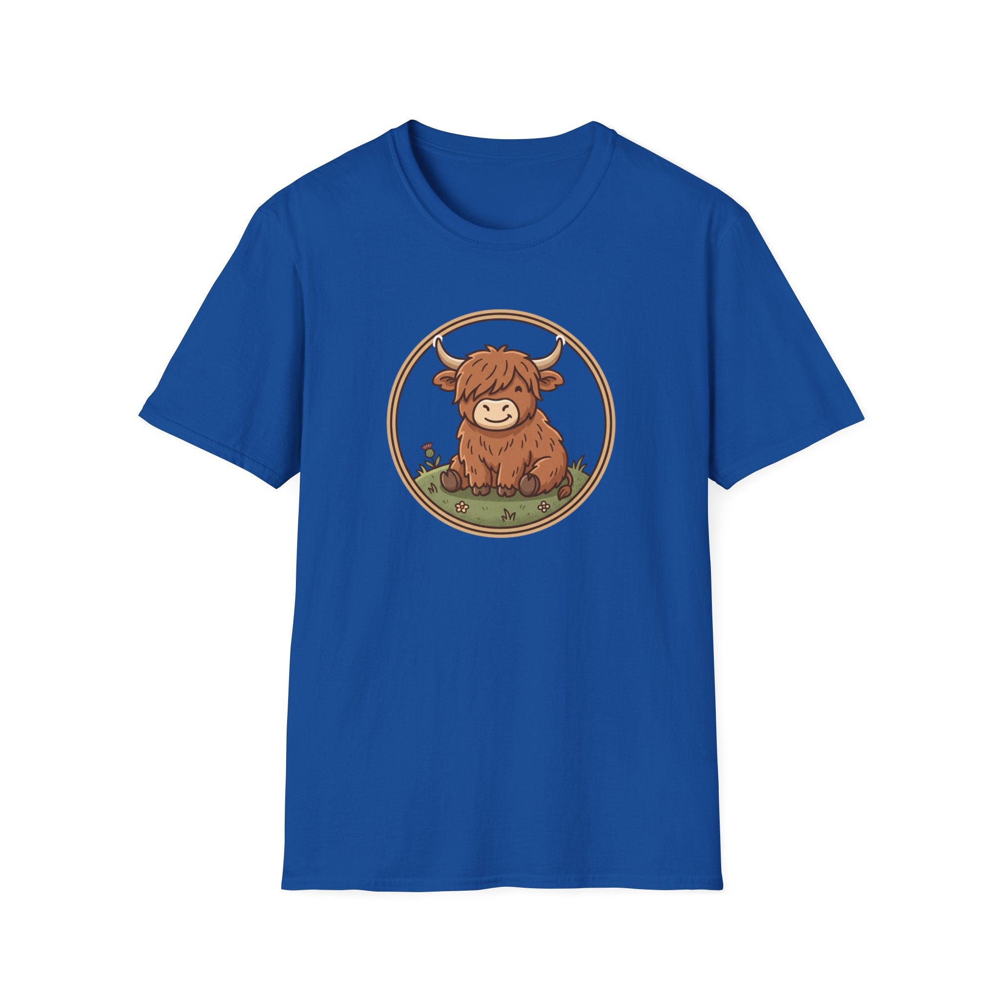 Highland Cow Graphic T-Shirt — Cute Scottish Highland Cattle Tee