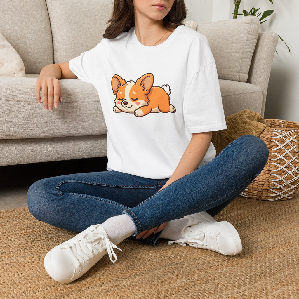 Corgi Nap T-Shirt — Cute Sleeping Pembroke Corgi Tee