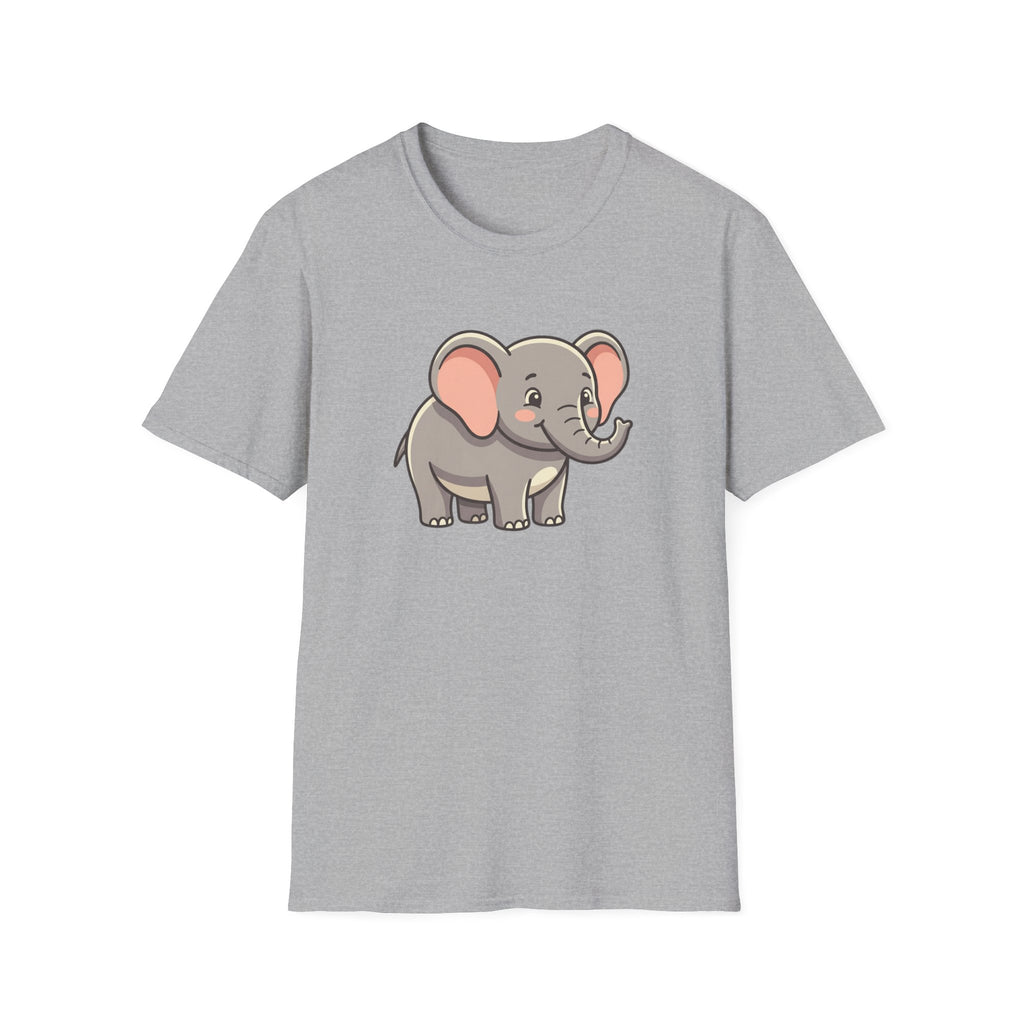 Cute Baby Elephant T-Shirt — Adorable Cartoon Graphic Tee for Kids & Animal Lovers